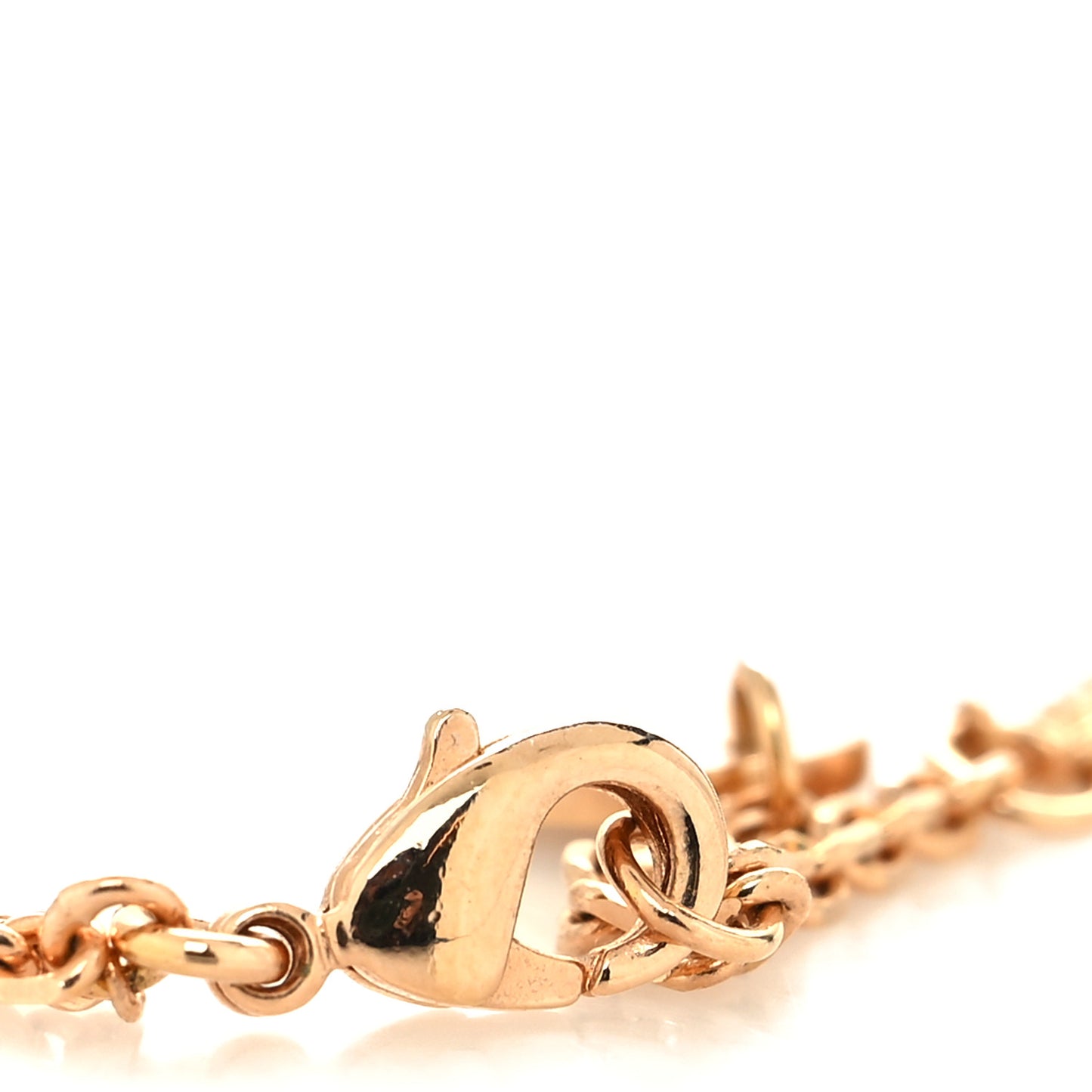 Crystal Metal Petit CD Double Bracelet Gold