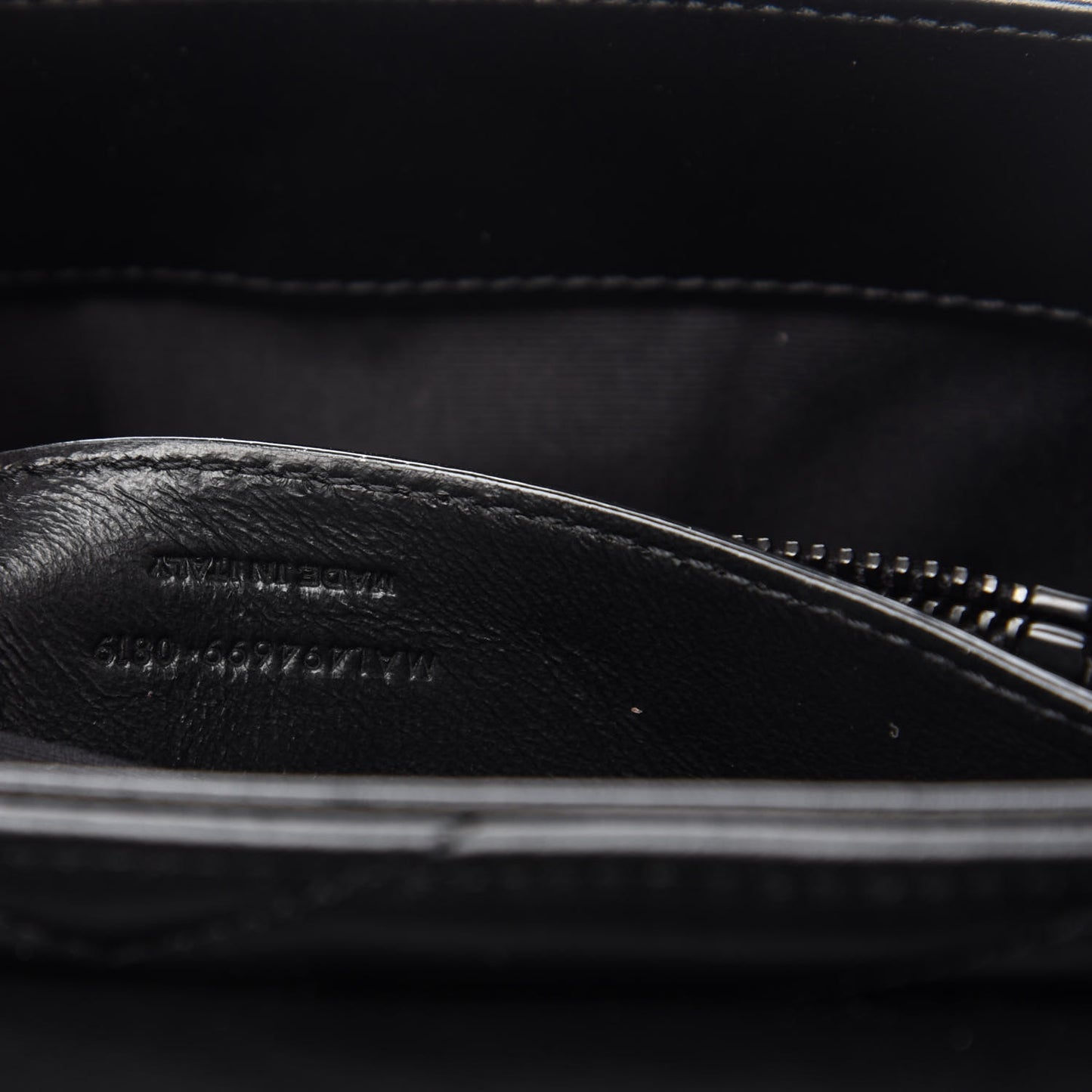 Calfskin Y Quilted Monogram Small Loulou Chain Satchel Black
