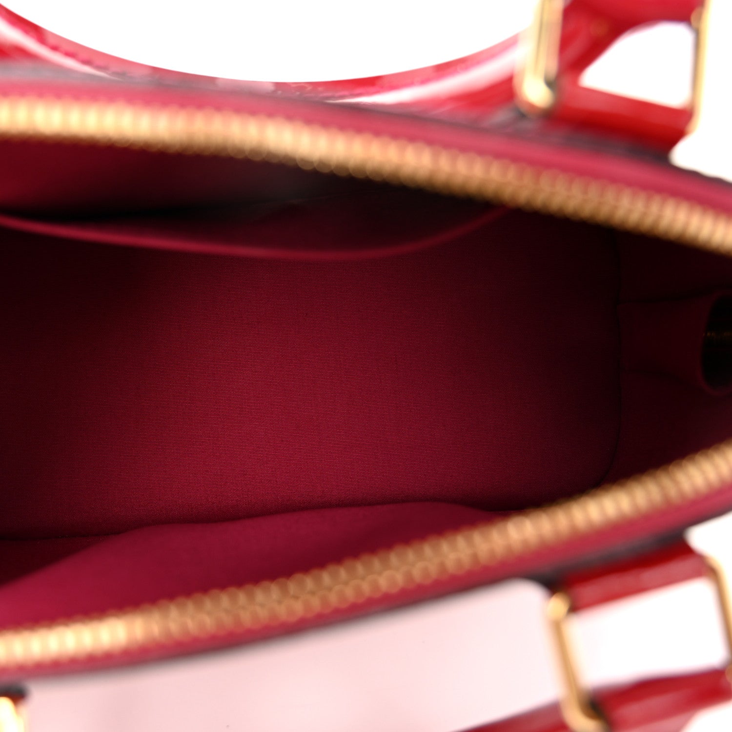 Louis Vuitton Vernis Alma BB Cherry 5 of 10