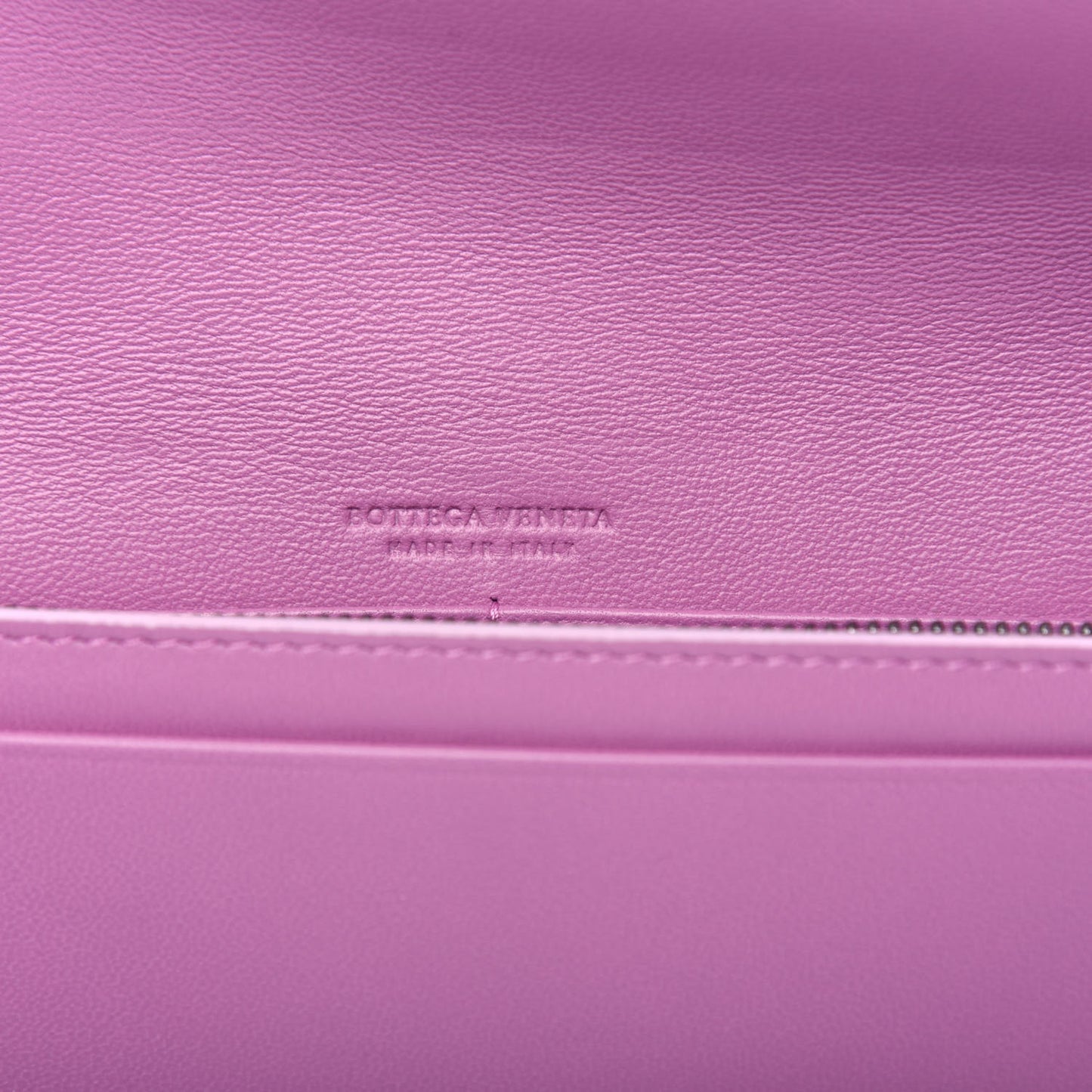 Nappa Intrecciato Continental Wallet With Strap Twilight