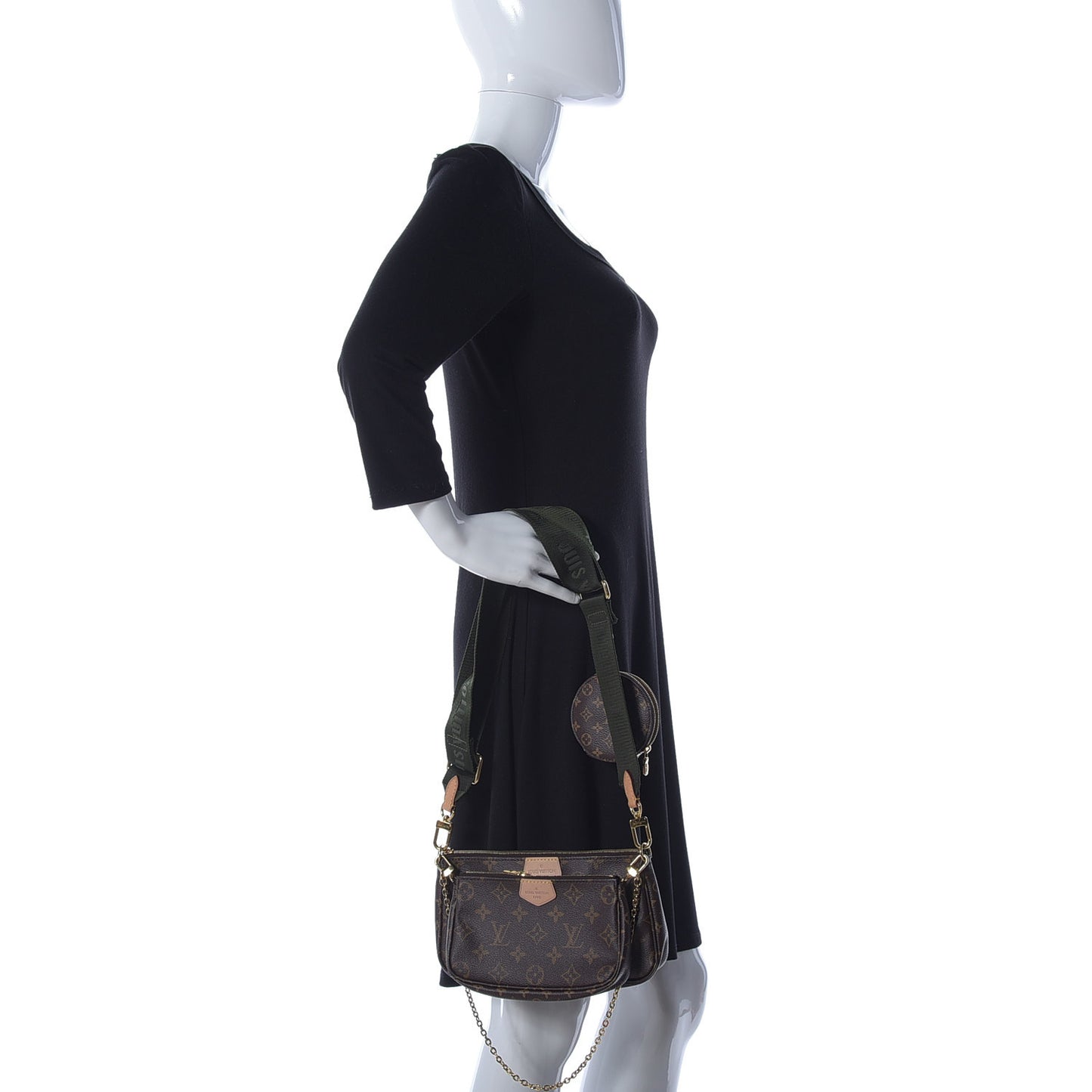 Monogram Multi Pochette Accessories Kaki