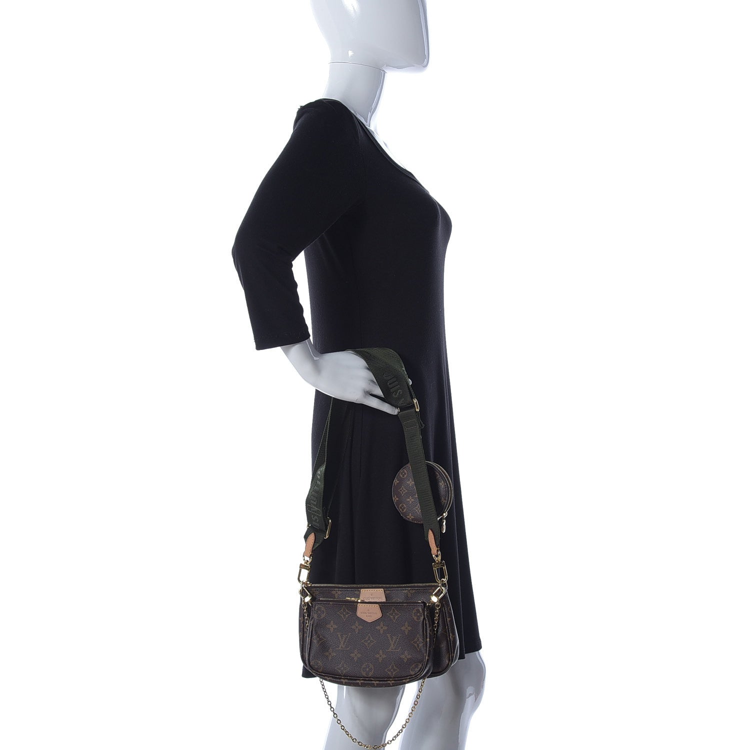 Louis Vuitton Monogram Multi Pochette Accessories Kaki 2 of 13