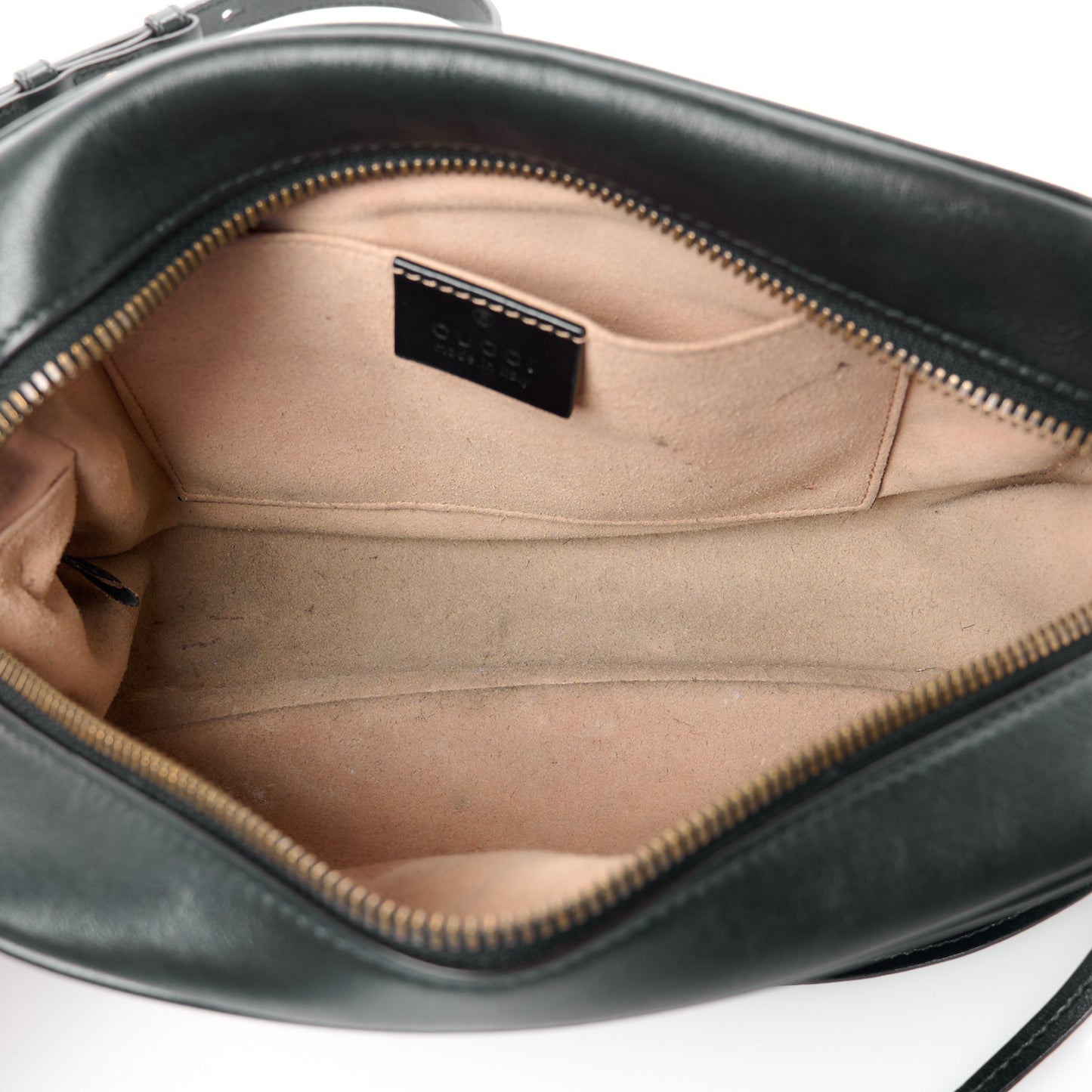Calfskin Matelasse Small GG Marmont Chain Shoulder Bag Black