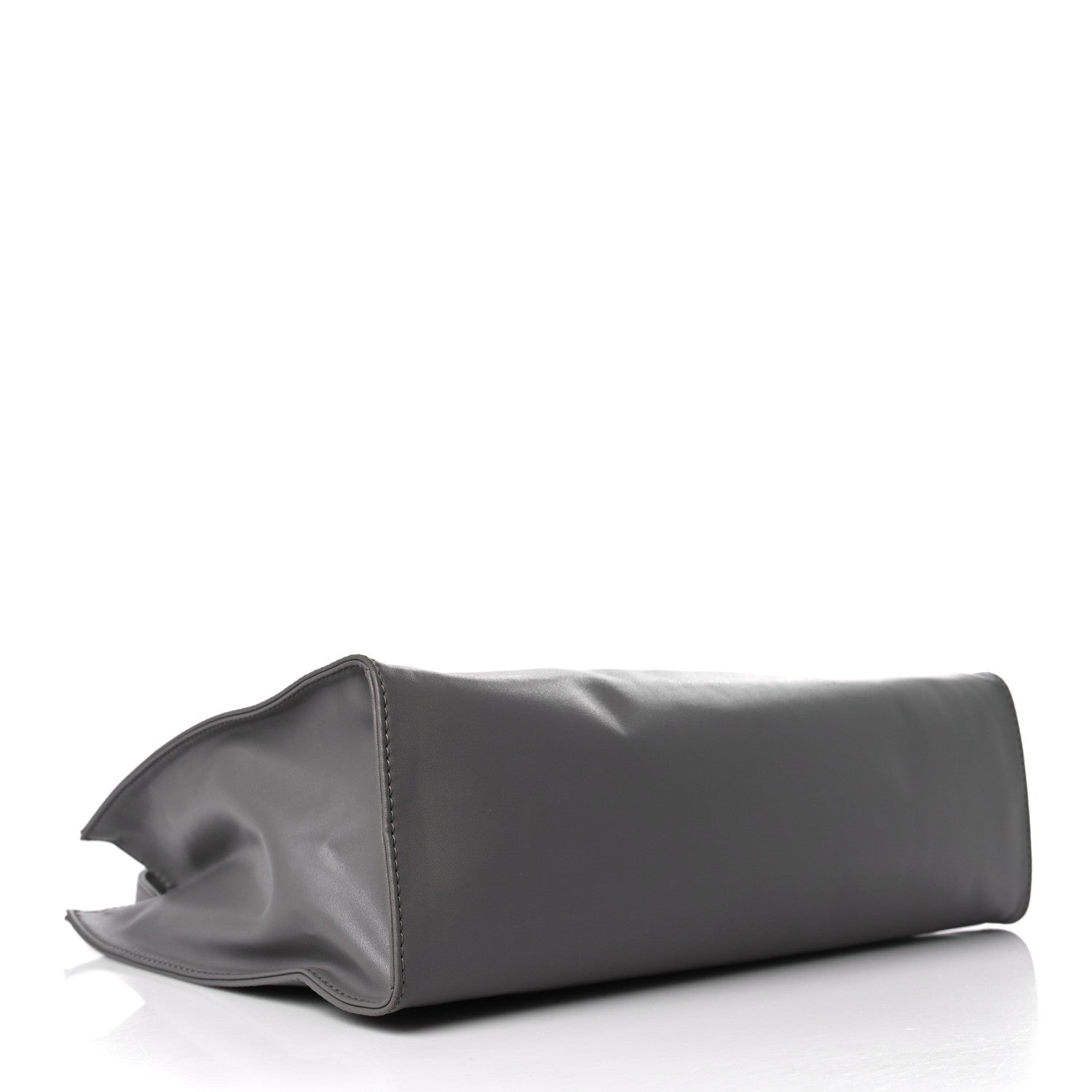 Telfar Vegan Leather Medium Shopping Bag Grey 4 of 8