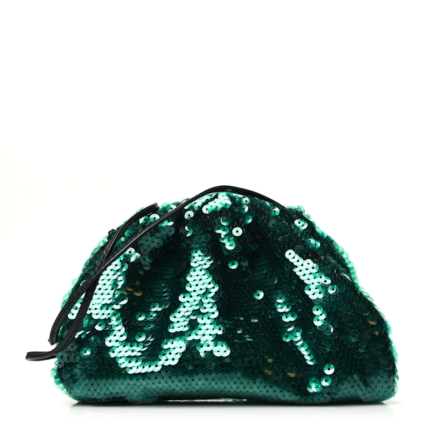 バッグ Risa BOTTEGA VENETA FLIP SEQUINS SHOU Bottega Veneta Sequin The Mini Pouch Green 1735793 – FASHIONPHILE