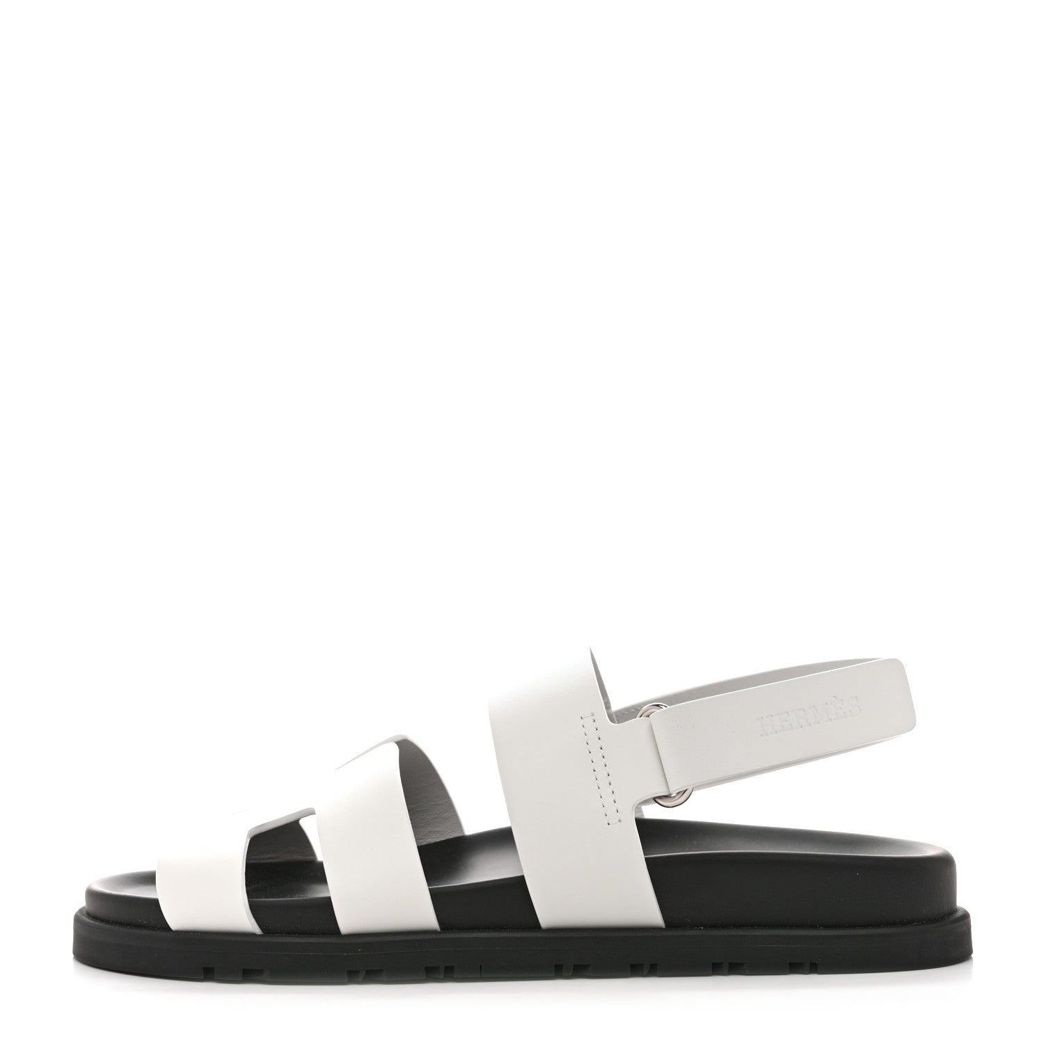 Hermēs ホワイトカットアウトデザインサンダル 37 Hermes Calfskin Womens Genius Sandals 37 White 1831610 – FASHIONPHILE