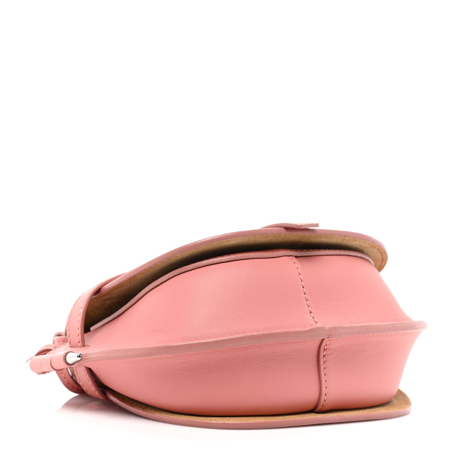 Calfskin Jacquard Mini Gate Dual Bag Peach Bloom
