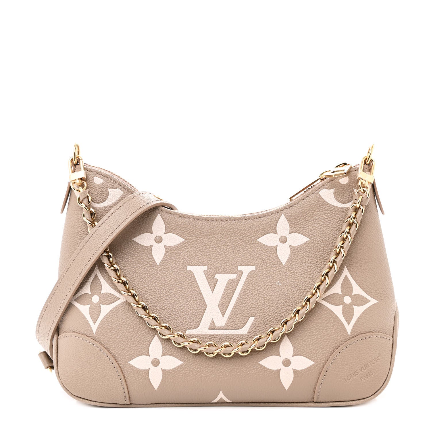Louis Vuitton Empreinte Monogram Giant Boulogne NM Dove Cream 1 of 10