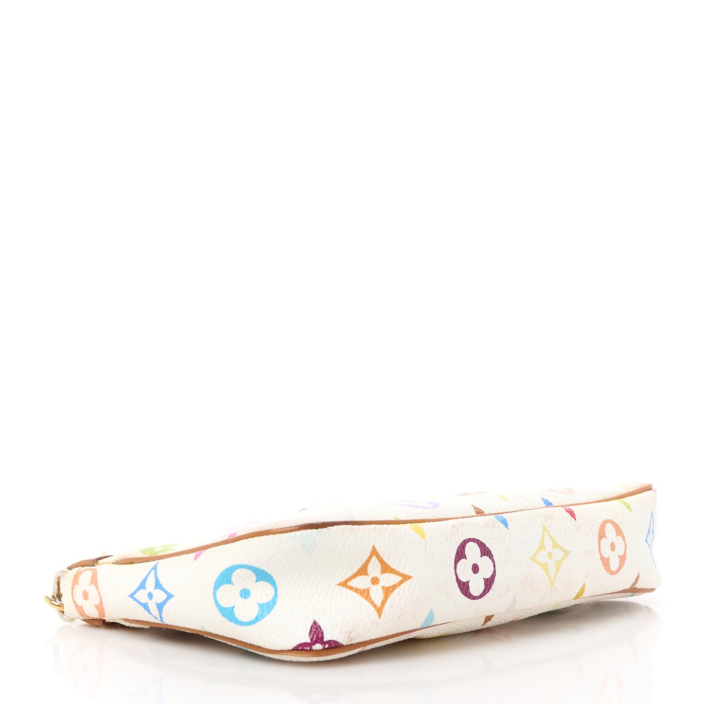 Monogram Multicolor Pochette Accessories White