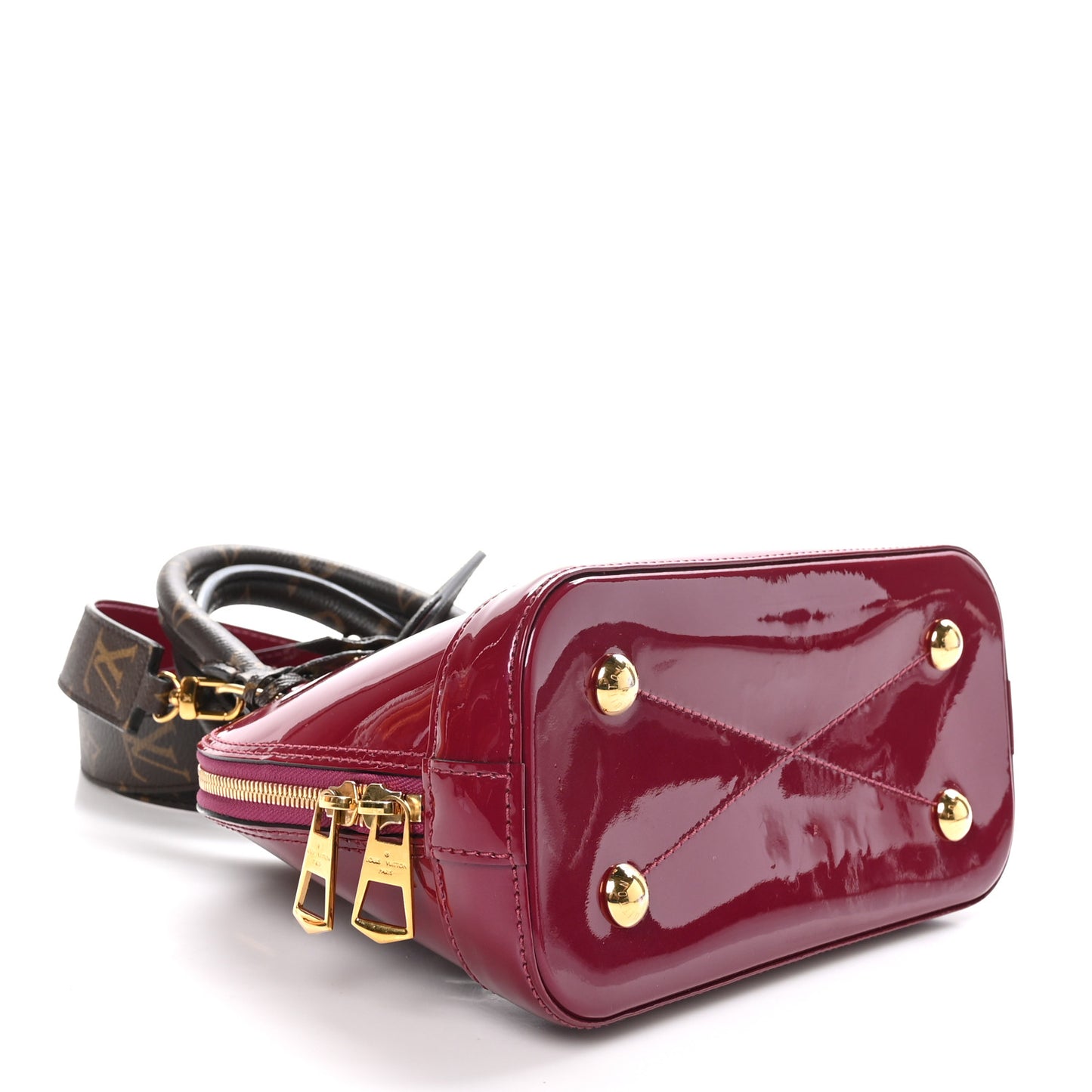 Patent Monogram Alma BB Magenta