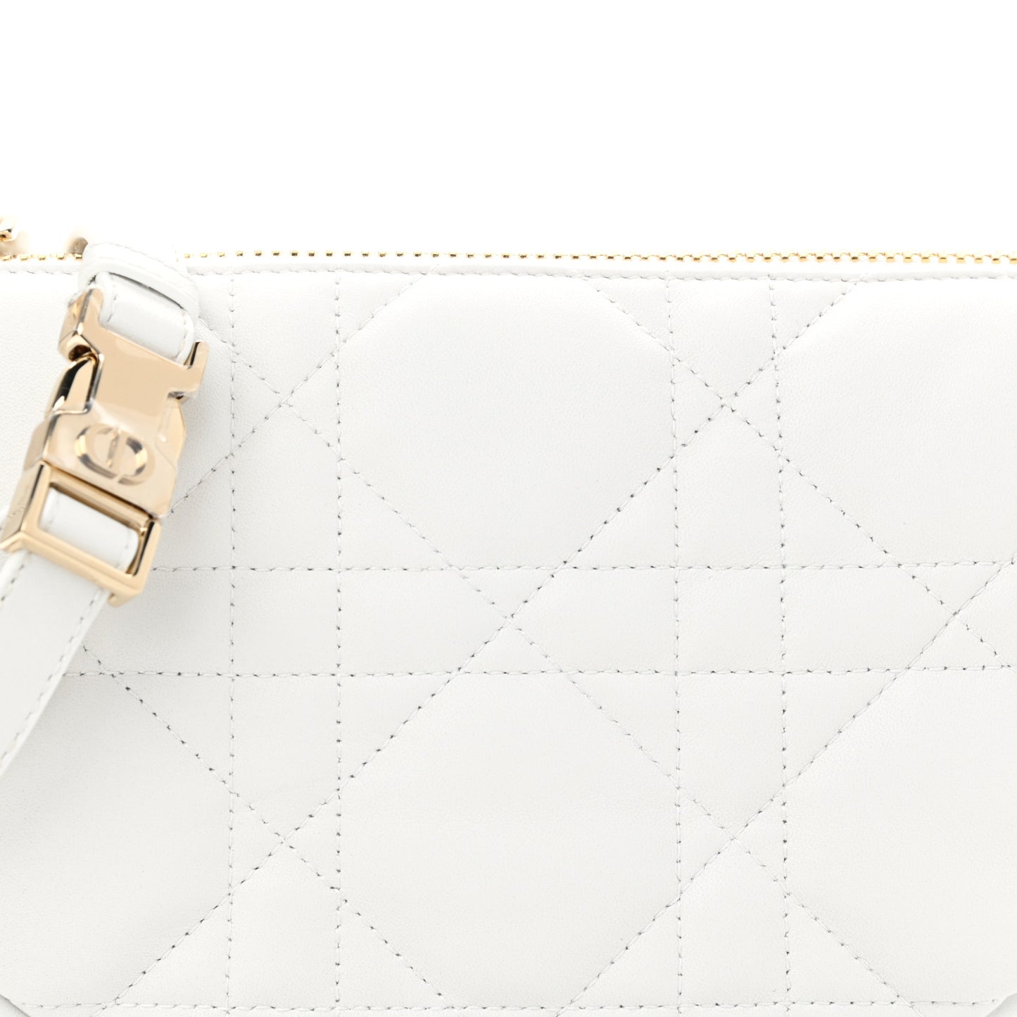 Lambskin Cannage Small Dior Vibe Hobo Bag Latte