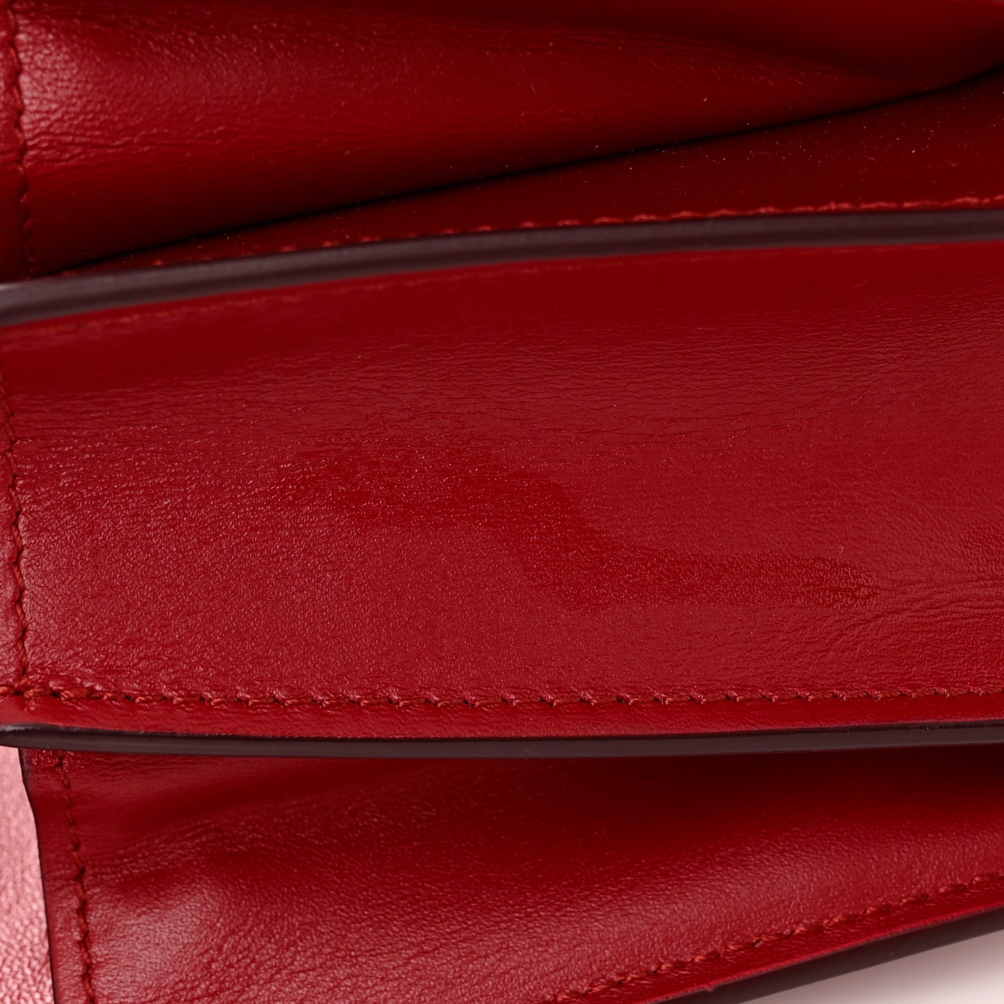 Smooth Calfskin Small Classic Box Flap Bag Red
