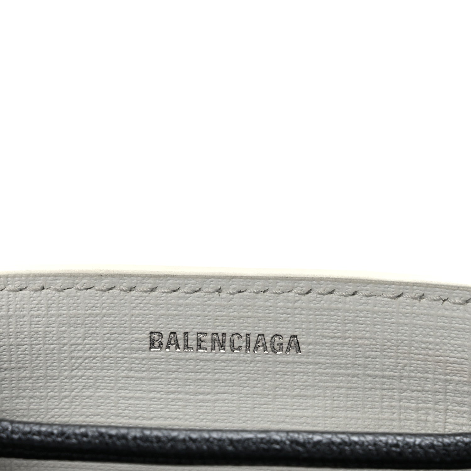 Balenciaga Calfskin Small Logo North South Shopping Tote White 9 of 11