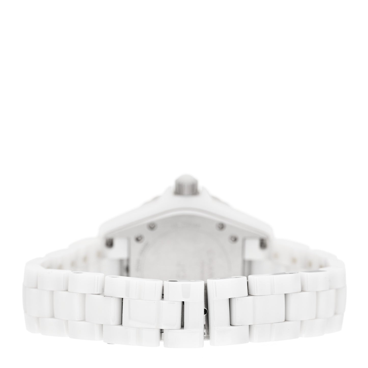 Stainless Steel Ceramic 33mm J12 Quartz Watch White