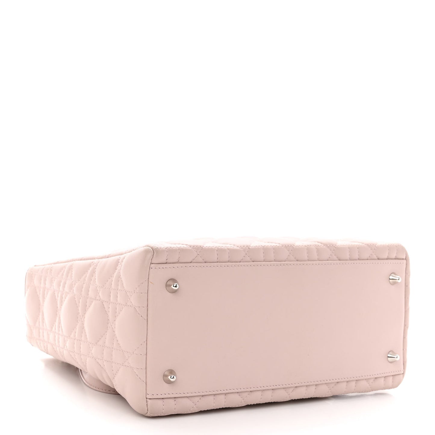 Lambskin Cannage Medium Lady Dior Light Pink