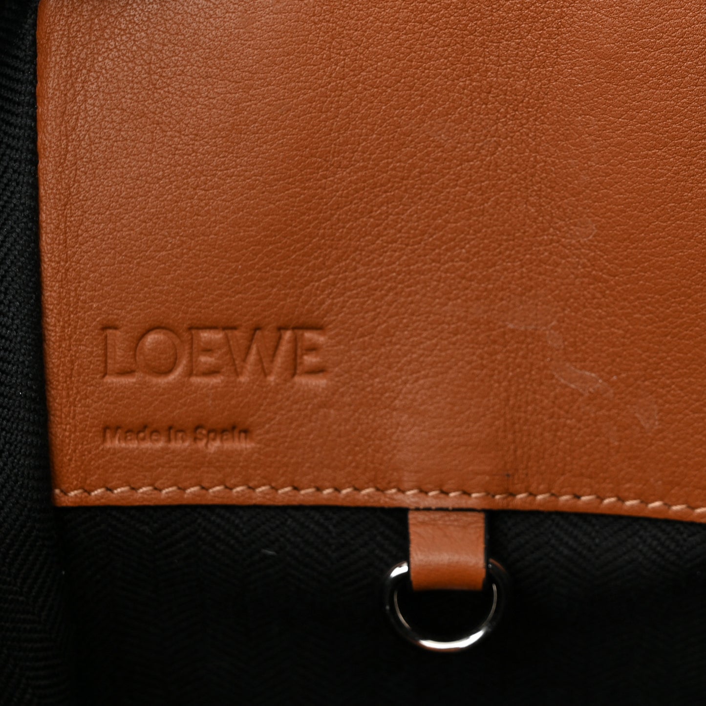 Calfskin Medium Hammock Shoulder Bag Tan