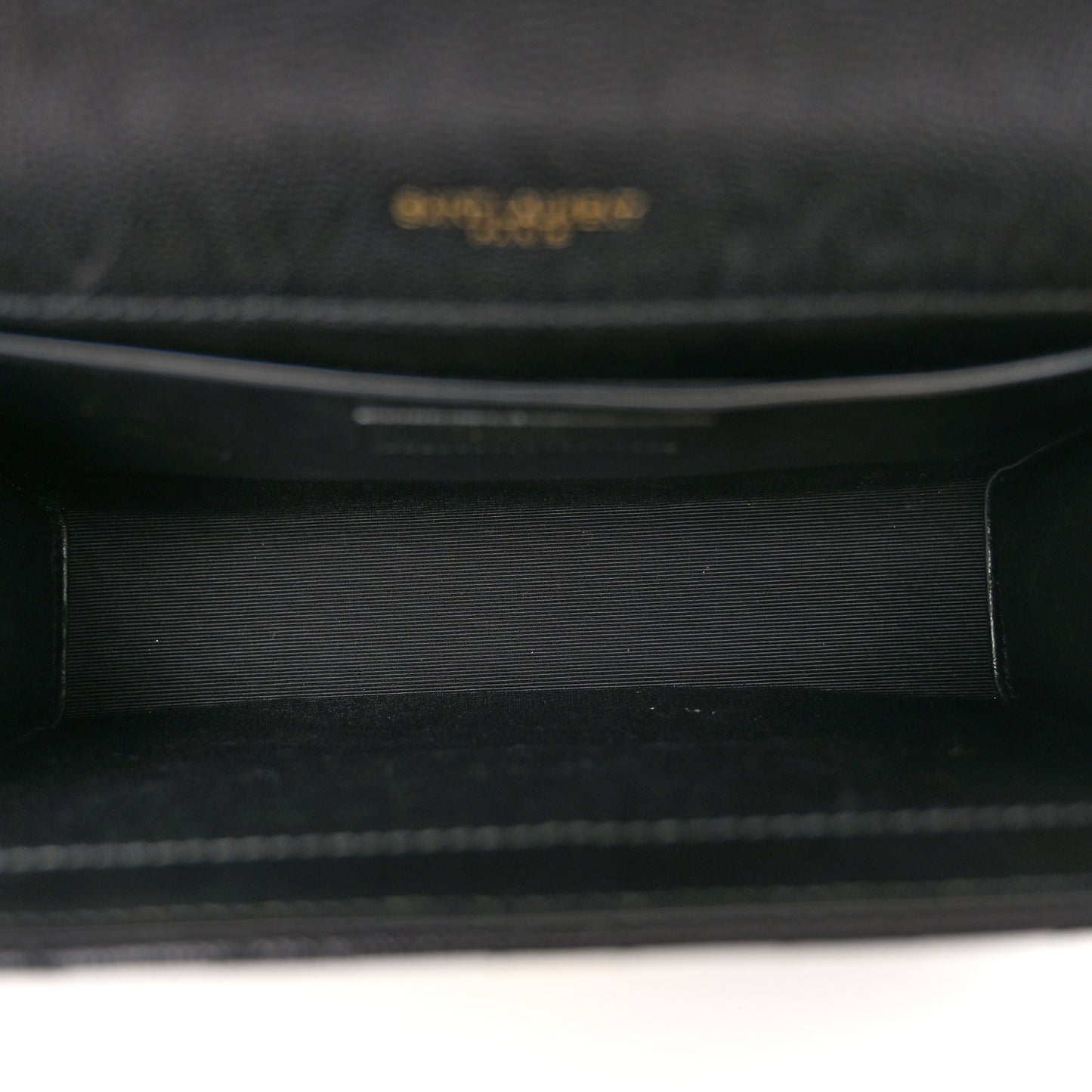 Grain De Poudre Textured Mixed Matelasse Triquilt Medium Monogram Satchel Black