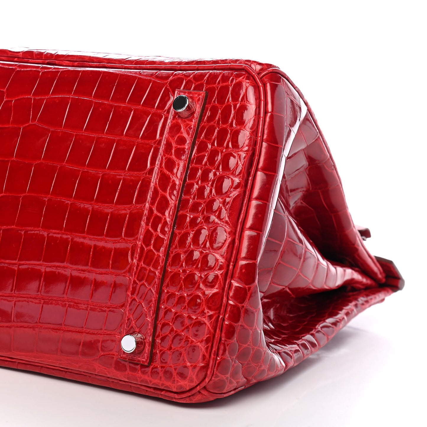 Shiny Porosus Crocodile Birkin 35 Braise