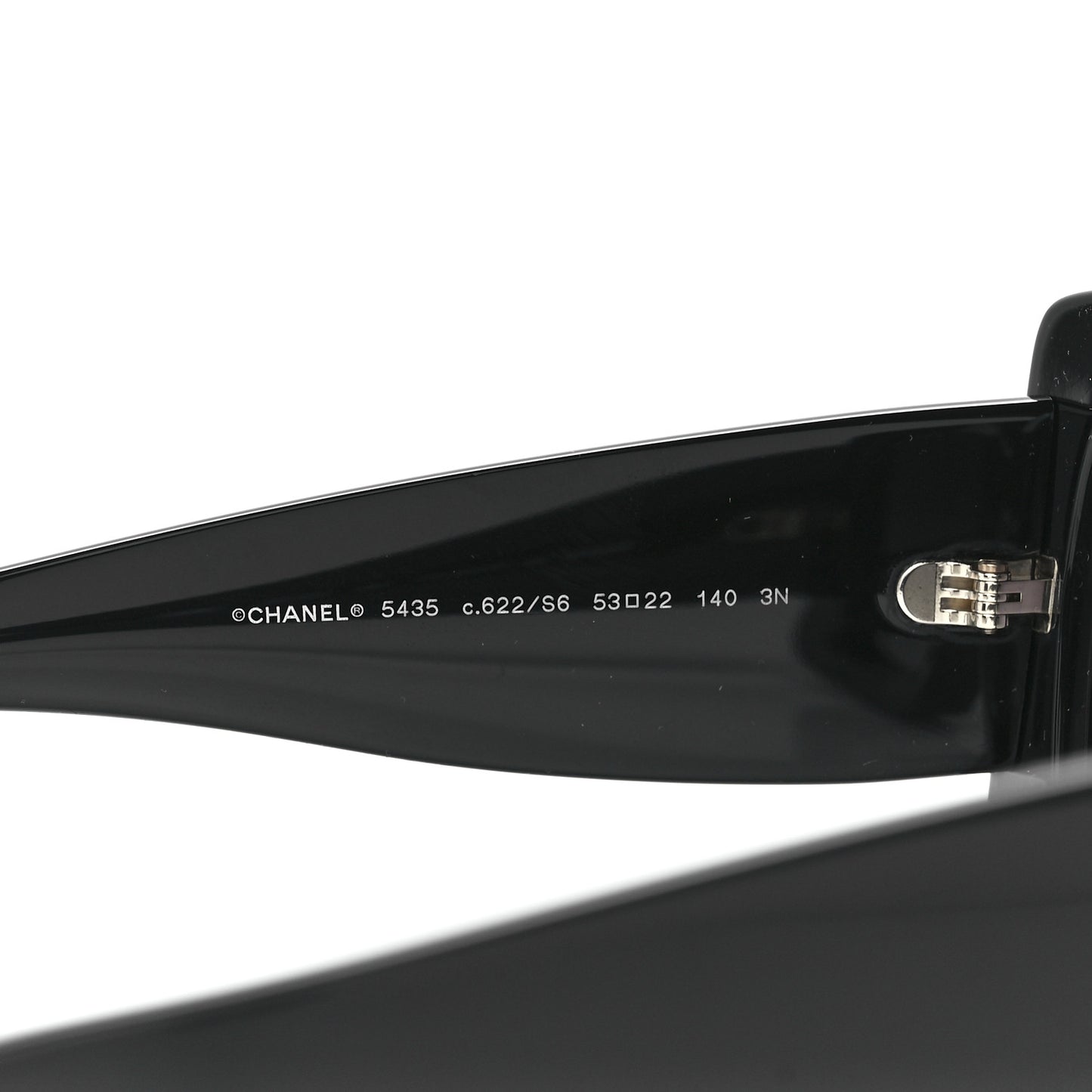Acetate Rectangle Sunglasses 5435 Black