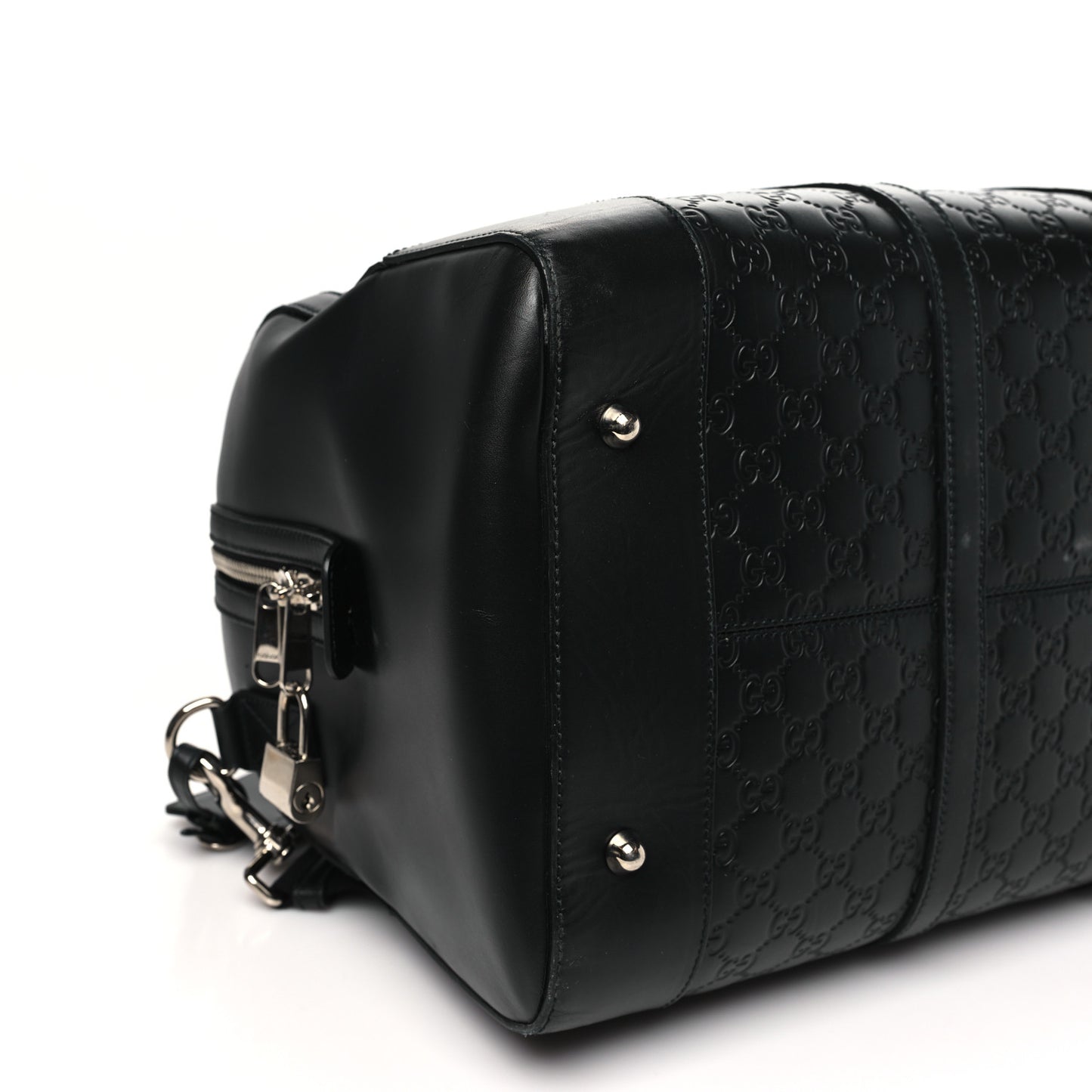 Guccissima Signature Medium Duffle Black