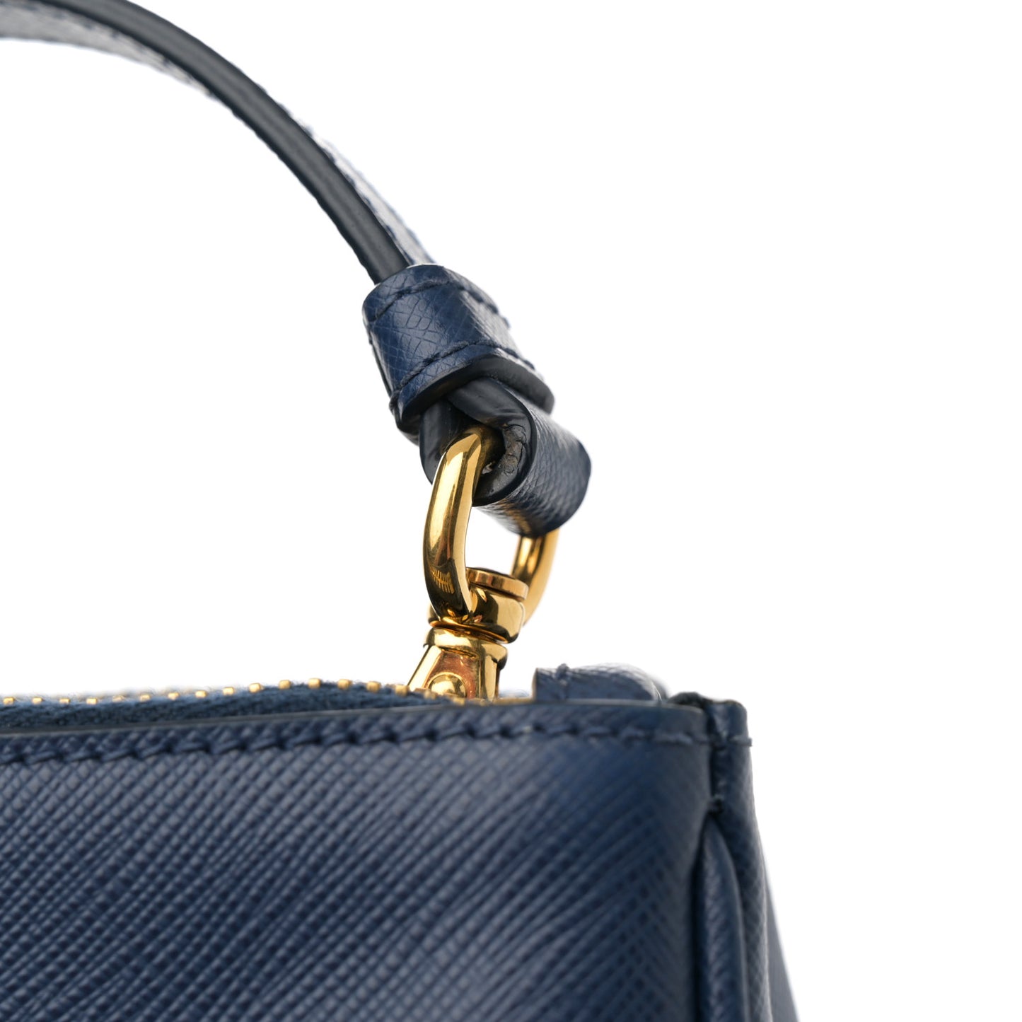 Saffiano Medium Galleria Double Zip Tote Bluette