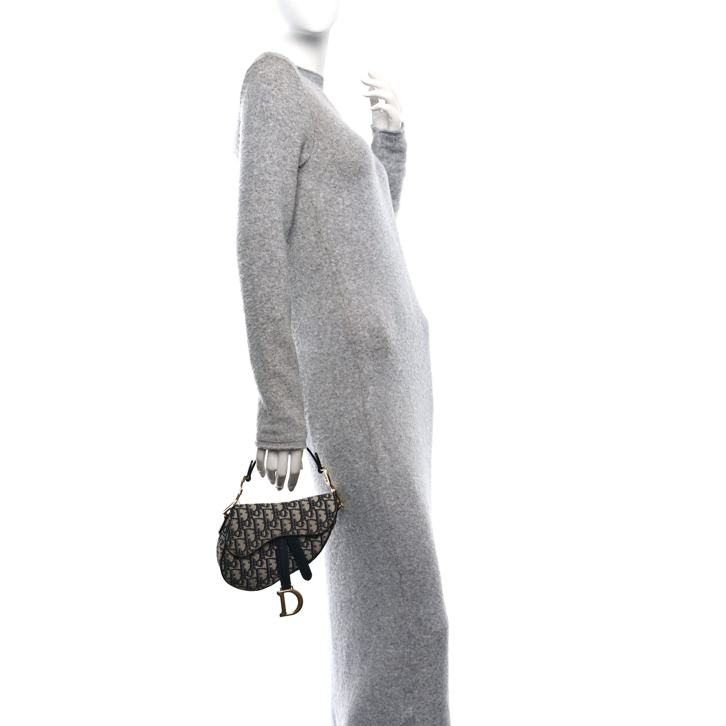 Oblique Mini Saddle Bag Blue