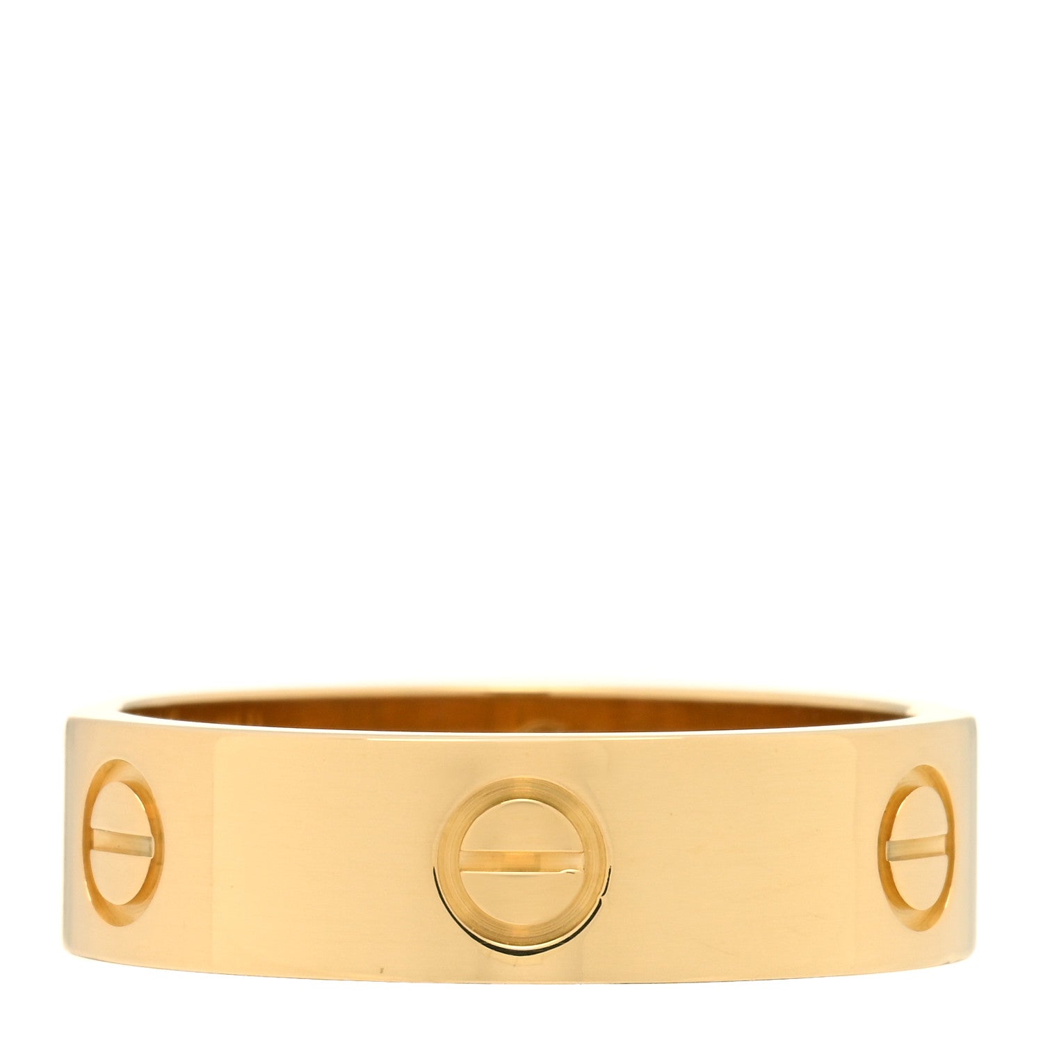 Cartier 18K Yellow Gold 5.5mm LOVE Ring 61 9.5 1 of 3