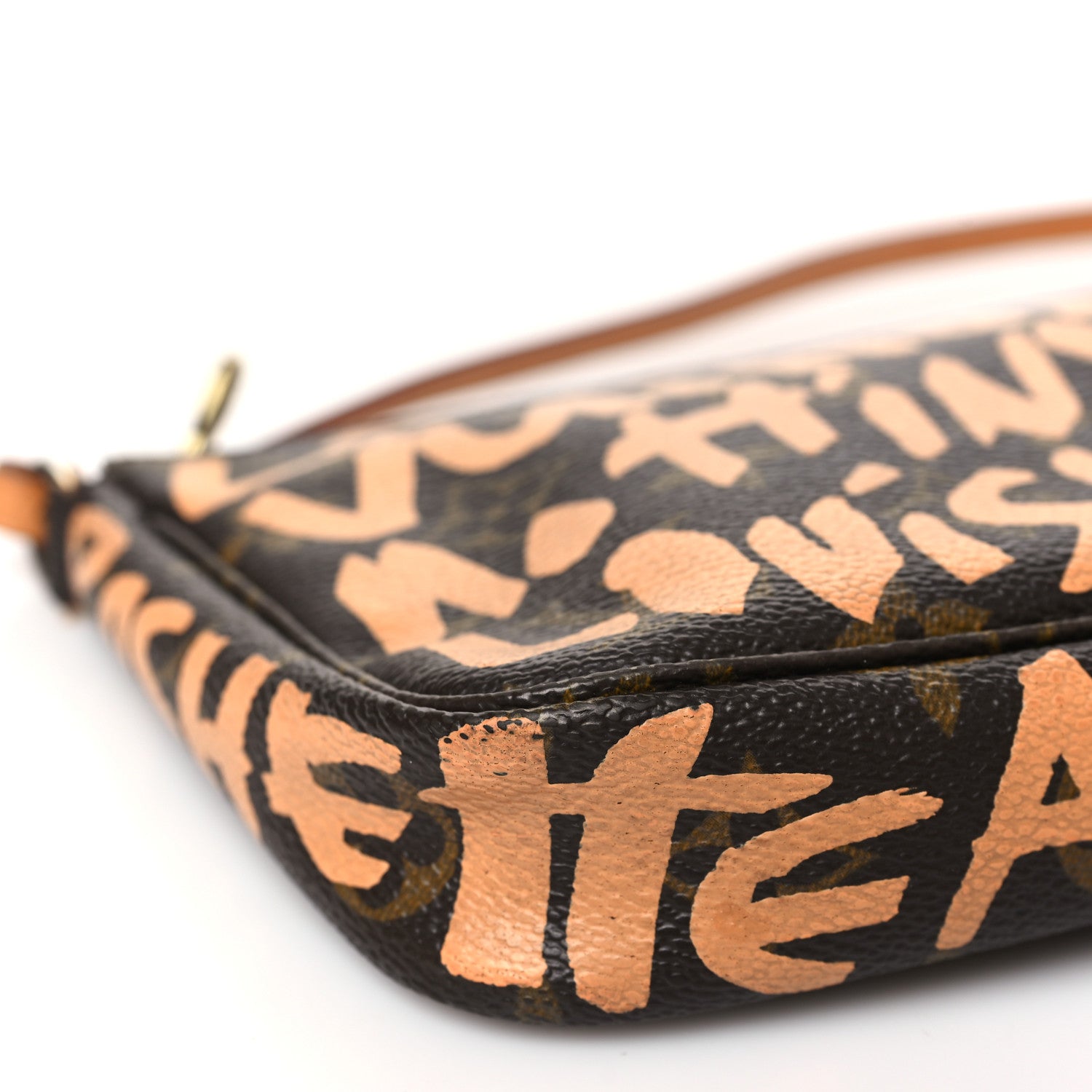 Louis Vuitton Monogram Graffiti Pochette Accessories Peach 8 of 10