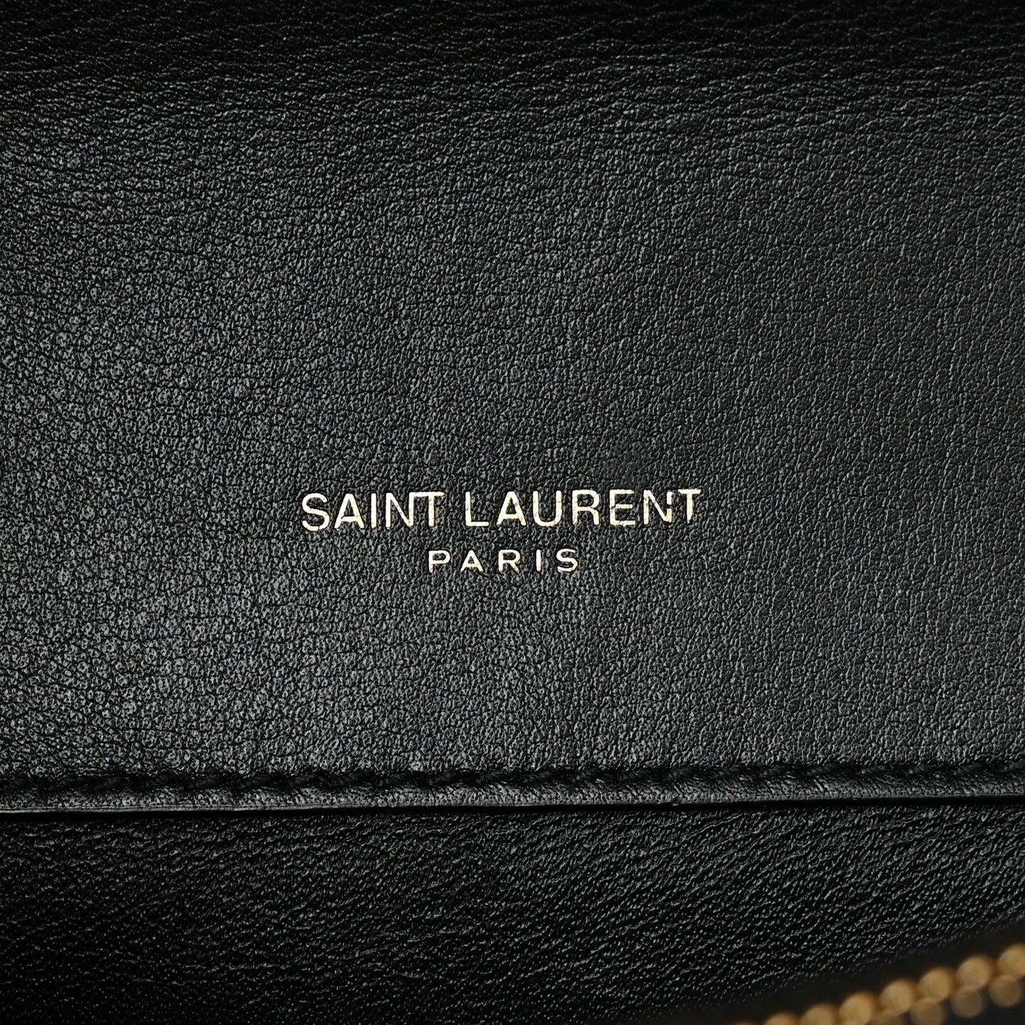 Calfskin Quilted Lacquered Gaby Satchel Black