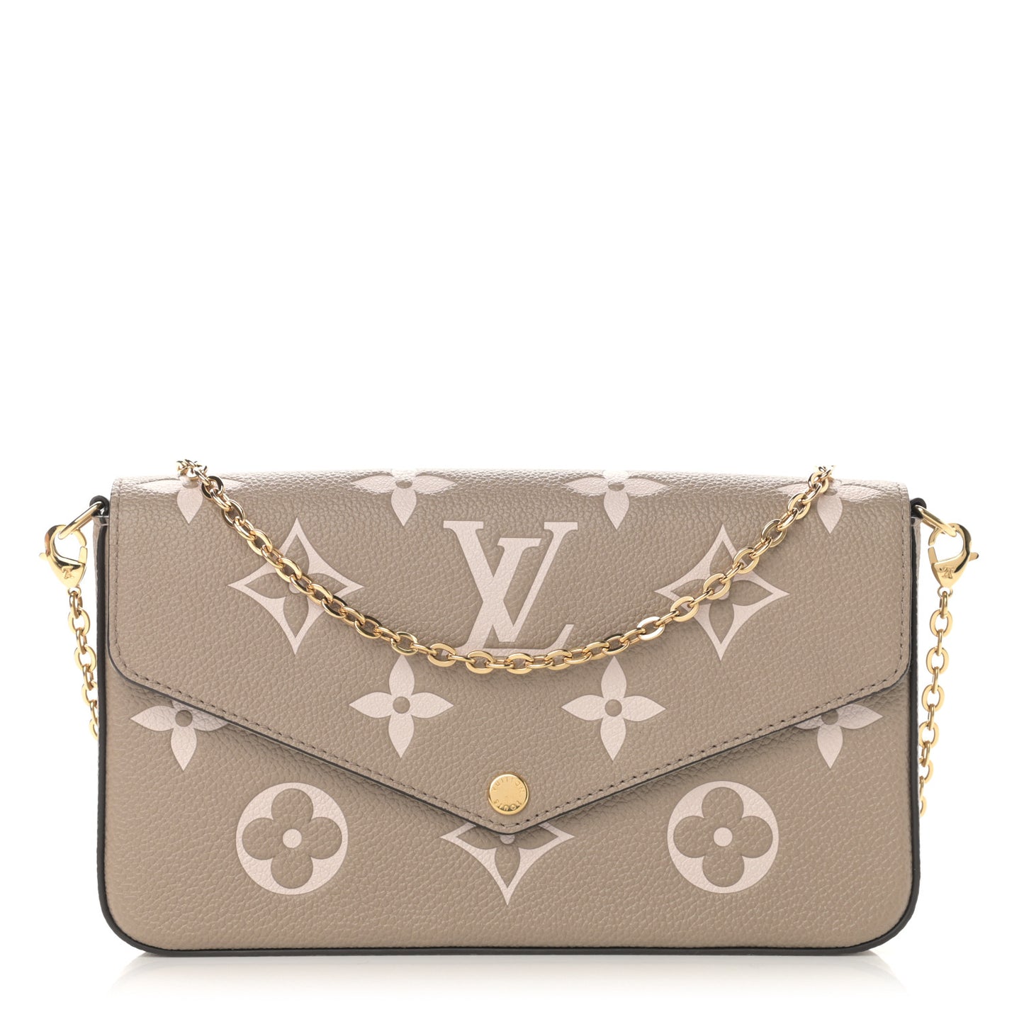 Empreinte Monogram Giant Felicie Pochette Tourterelle Creme