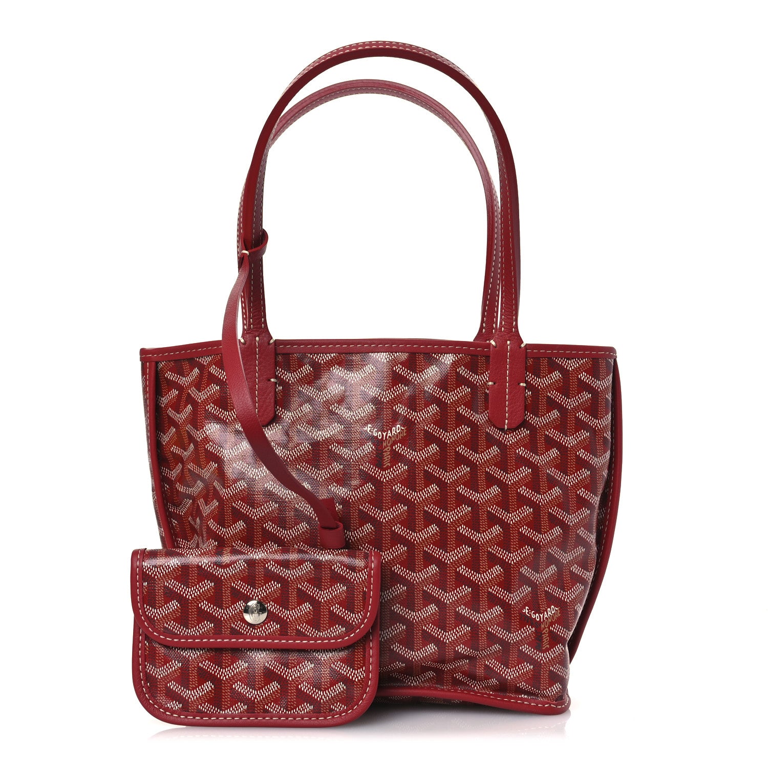 Goyard Goyardine Reversible Mini Anjou Red 3 of 18