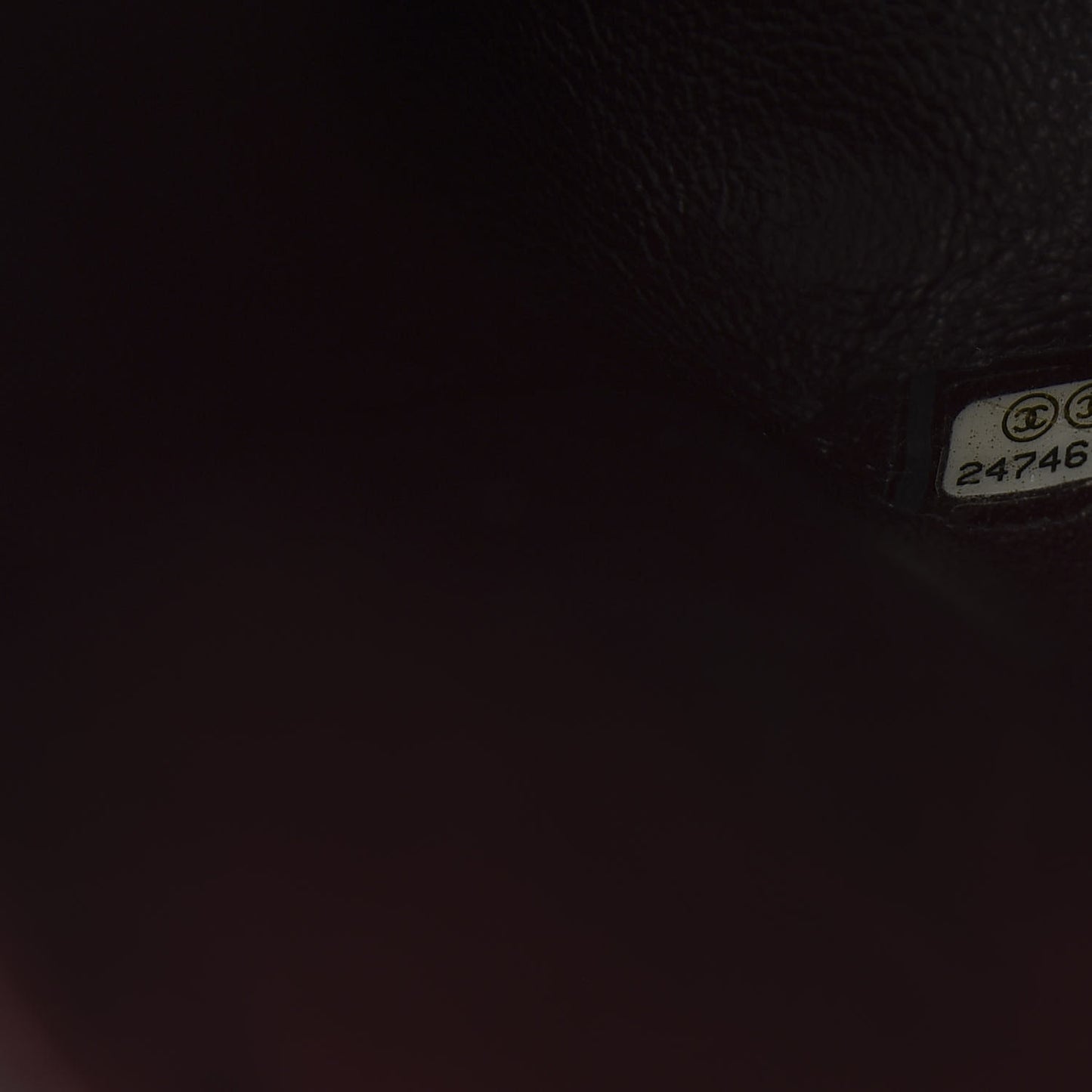 Lambskin Quilted Jumbo Double Flap Black