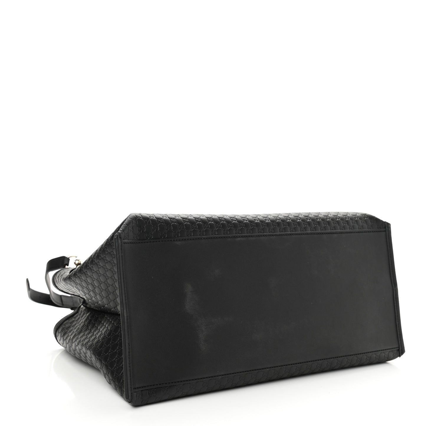 Soft Microguccissima Large Tote Black