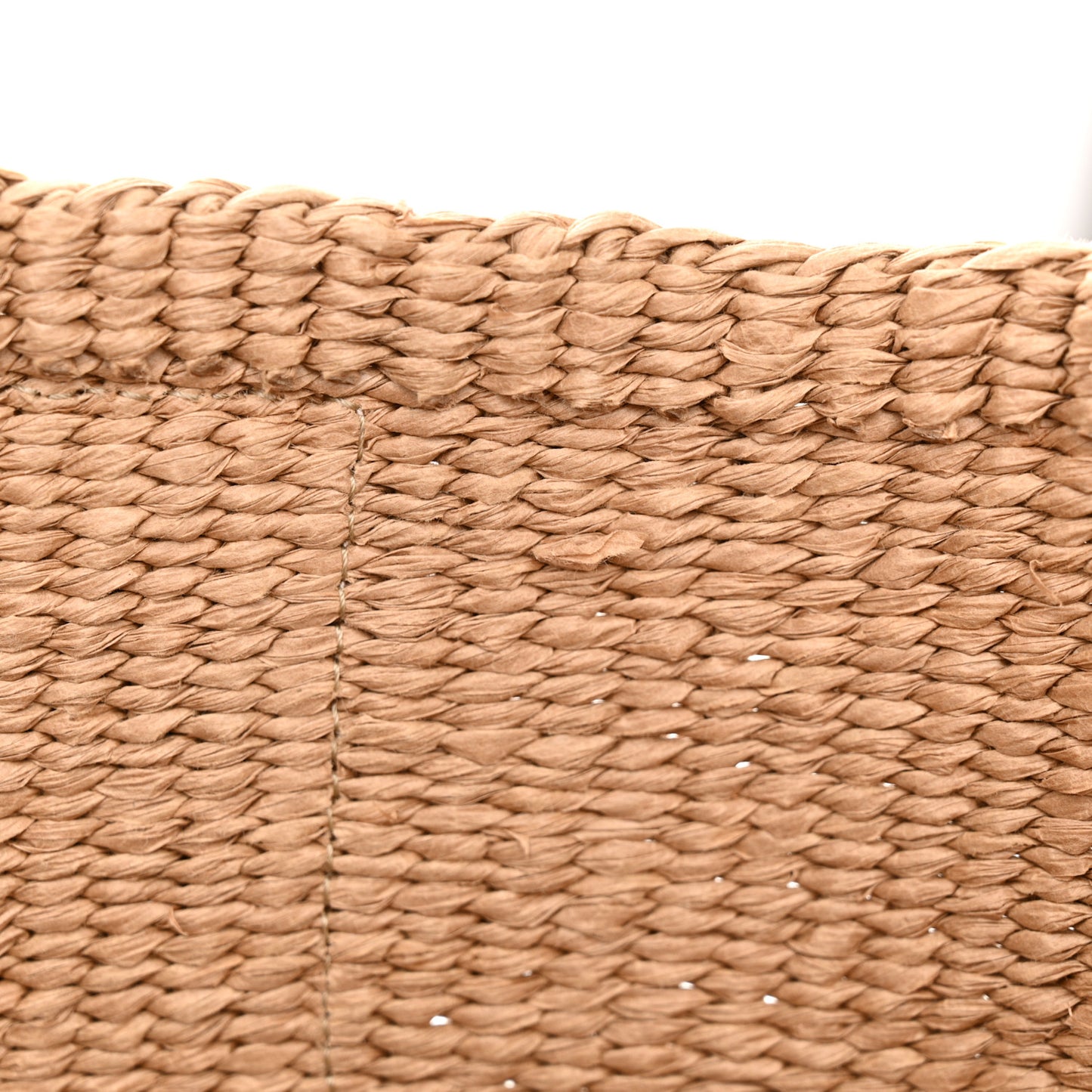 Raffia Large Woody Tote Wild Grey