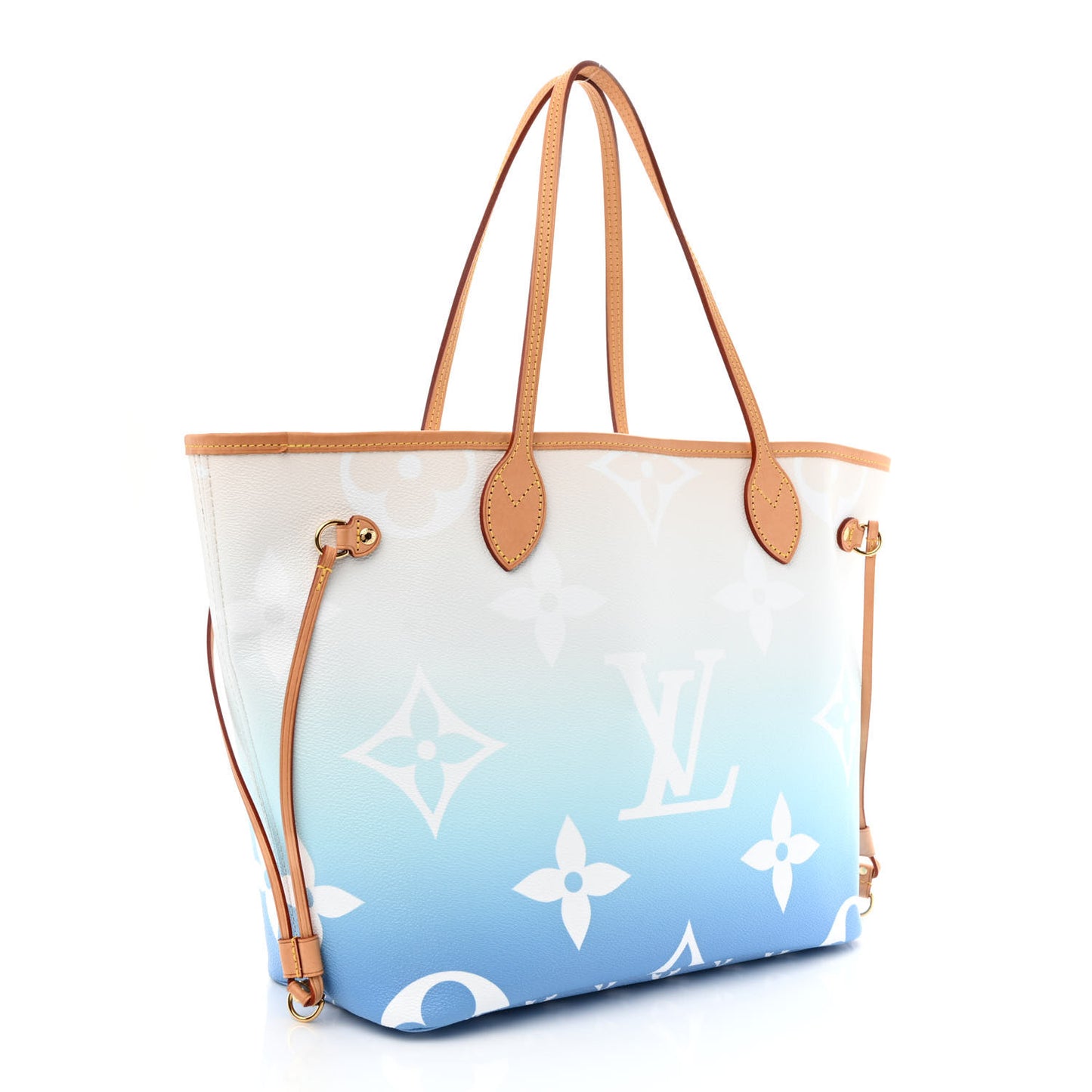 Monogram Giant By The Pool Neverfull MM Blue