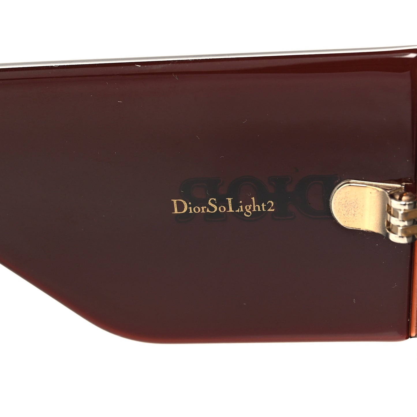 Acetate Dior SoLight2 Square Sunglasses Brown
