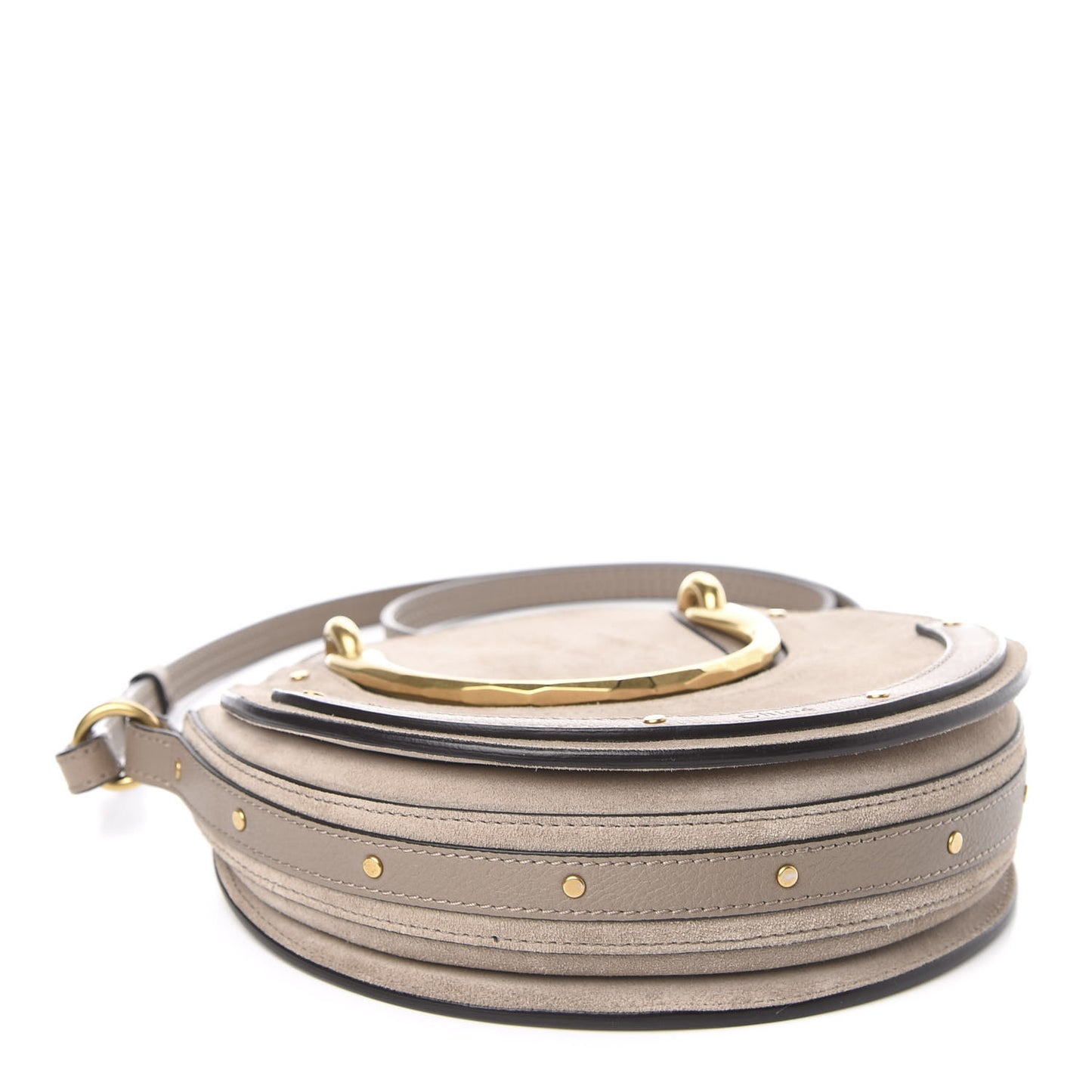 Calfskin Suede Small Pixie Bag Motty Grey