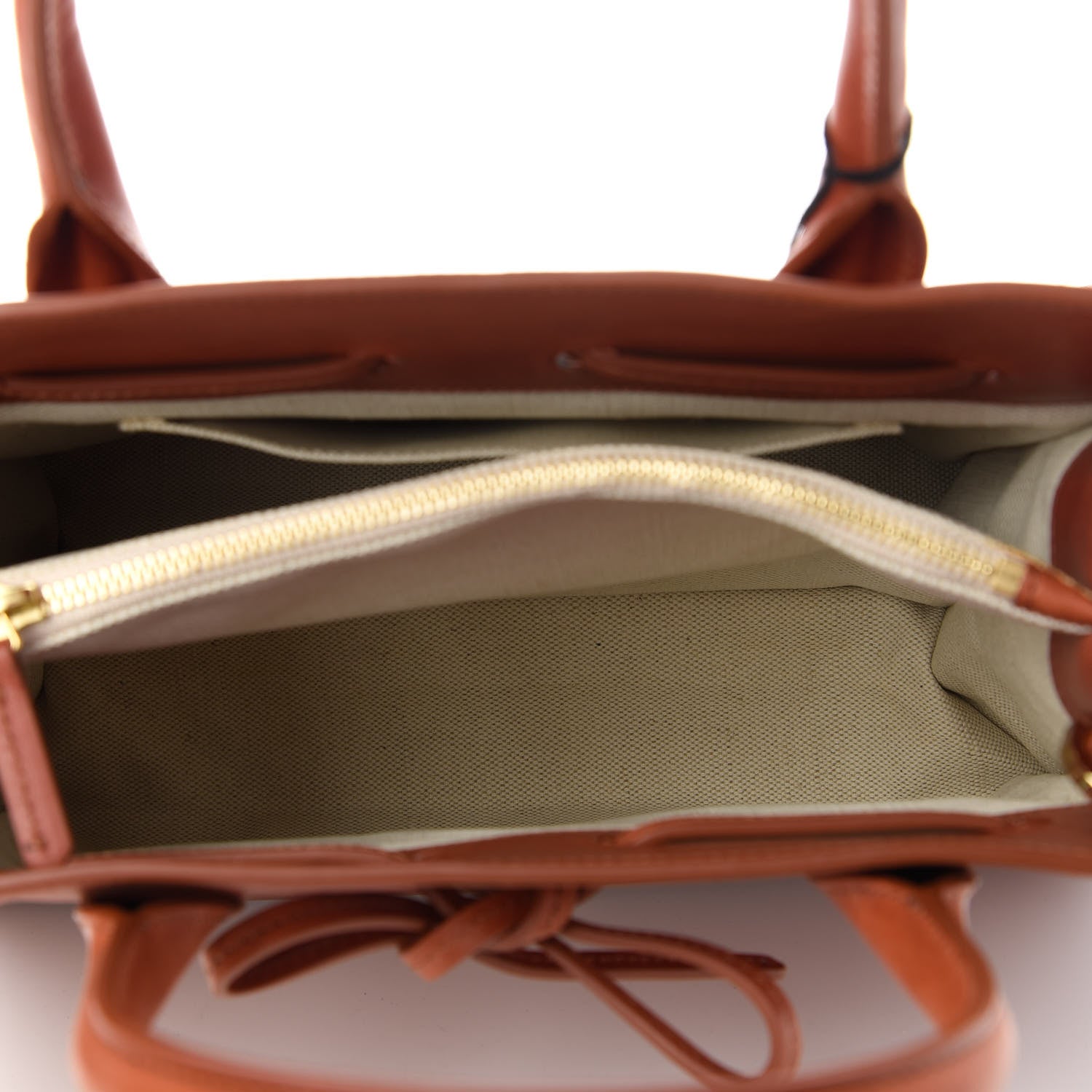 Mansur Gavriel Calfskin Sun Bag Brandy 5 of 9