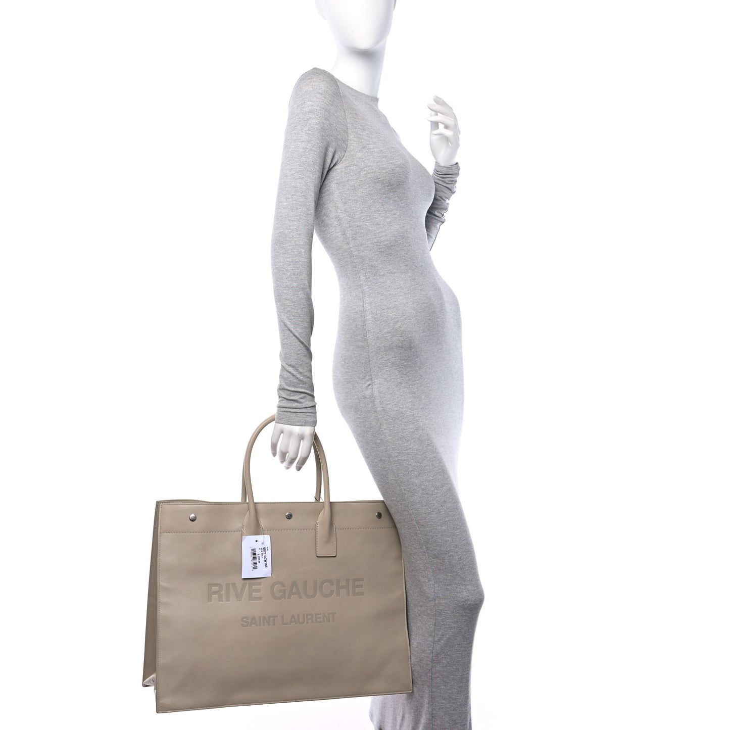 Vitello Large Rive Gauche Tote Sea Salt