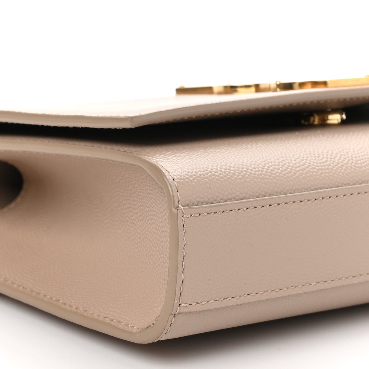 Grain De Poudre Small Monogram Kate Satchel Dark Beige