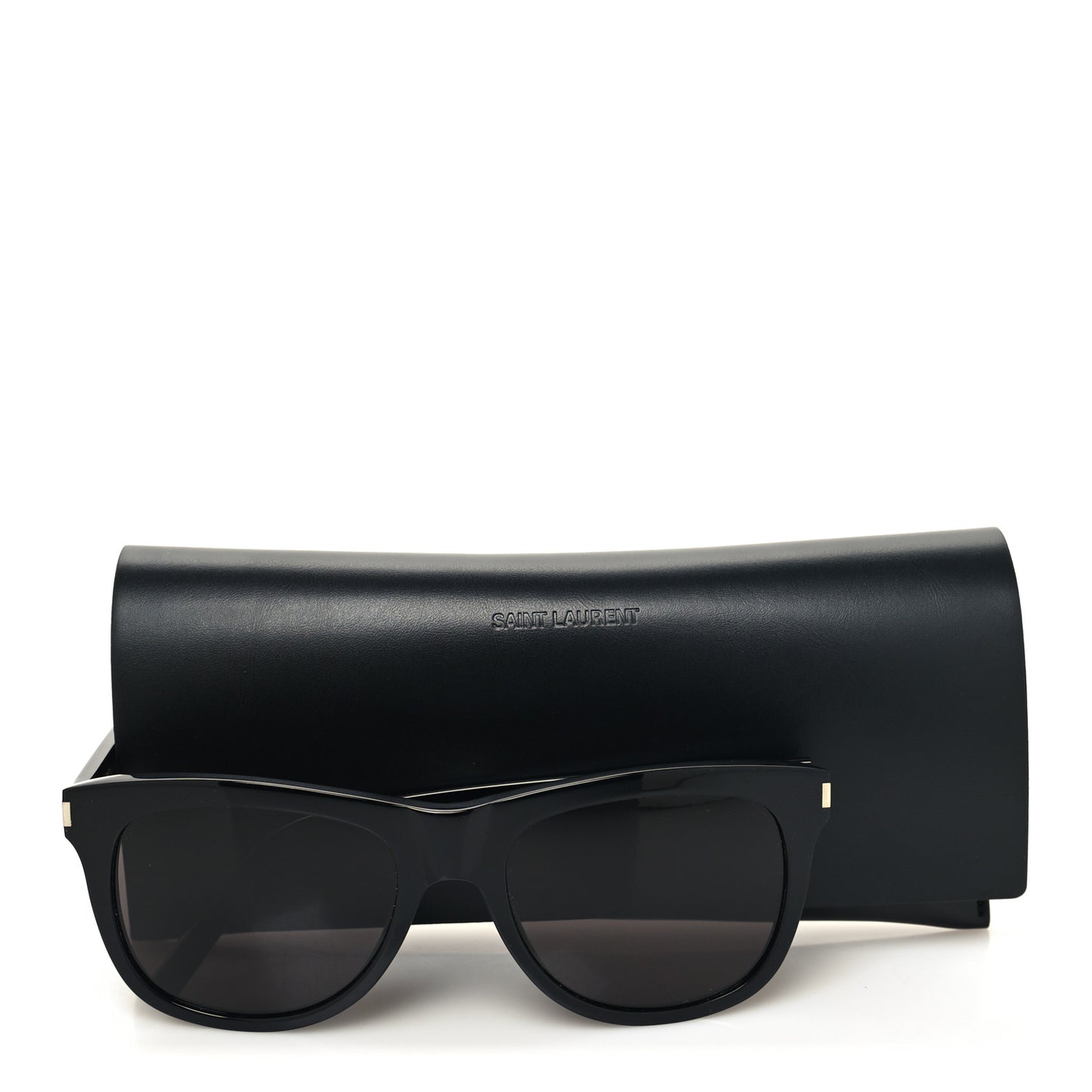 Acetate Square Sunglasses SL 51 Black