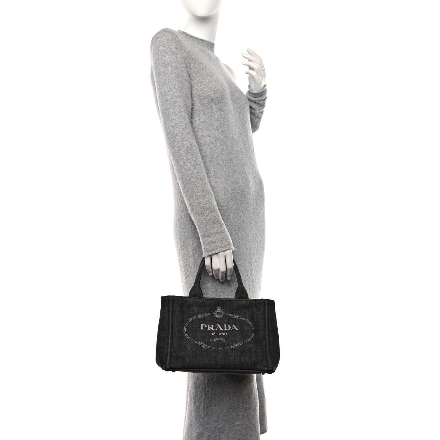 Canapa Small Logo Tote Black