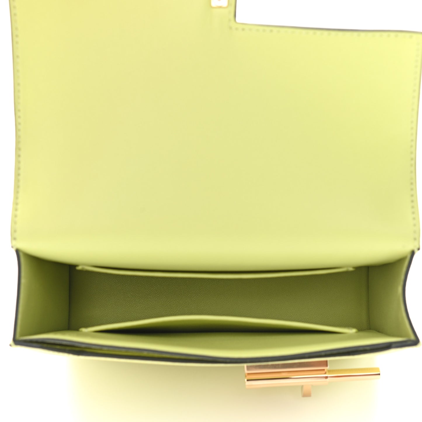 Chevre Mysore Mini Verrou Chaine Bag Jaune Bourgeon