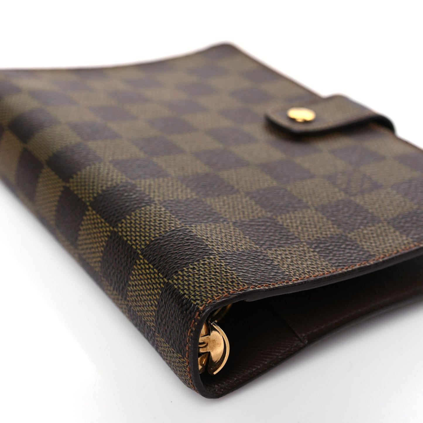 Damier Ebene Medium Ring Agenda Cover