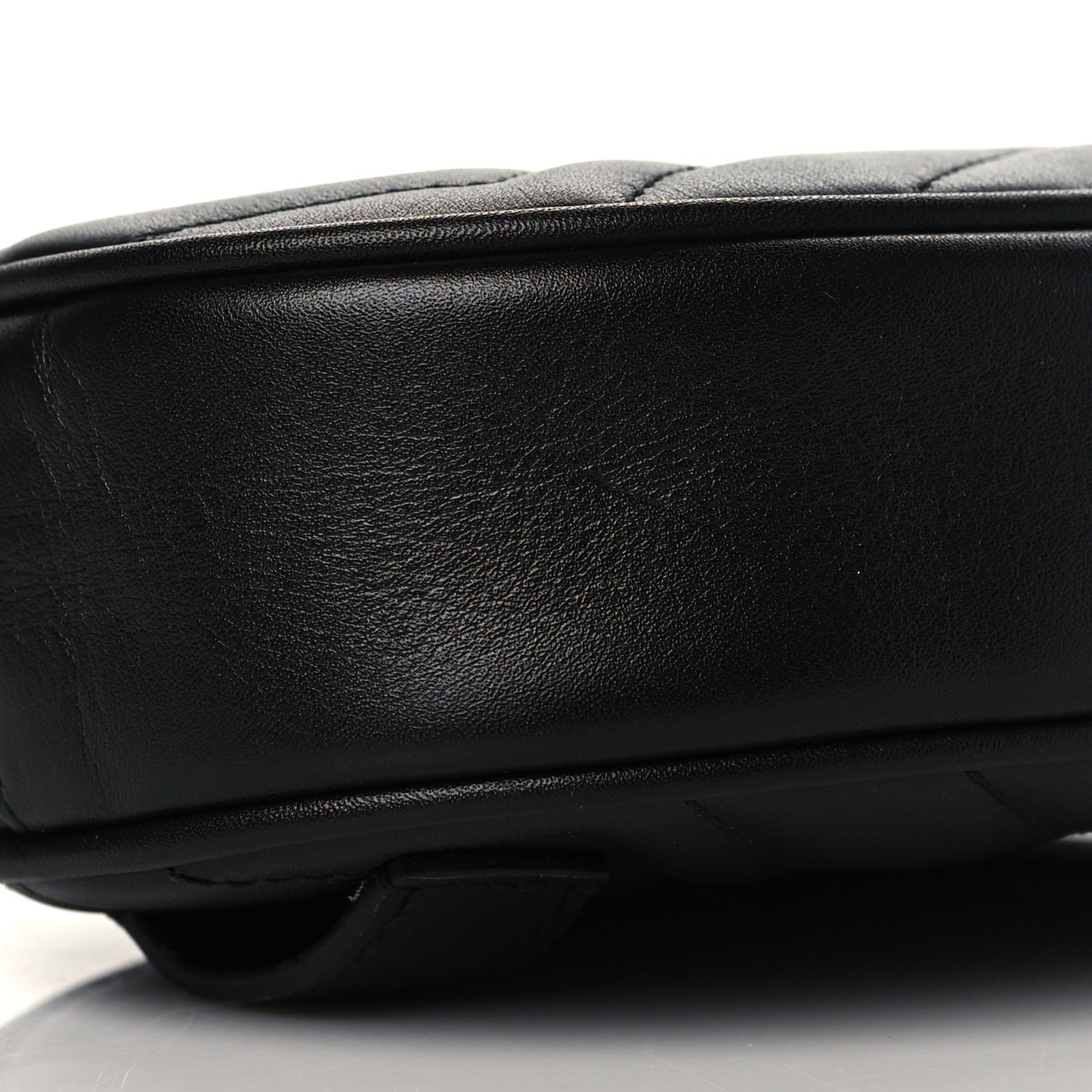 Calfskin Matelasse GG Marmont Belt Bag 85 34 Black