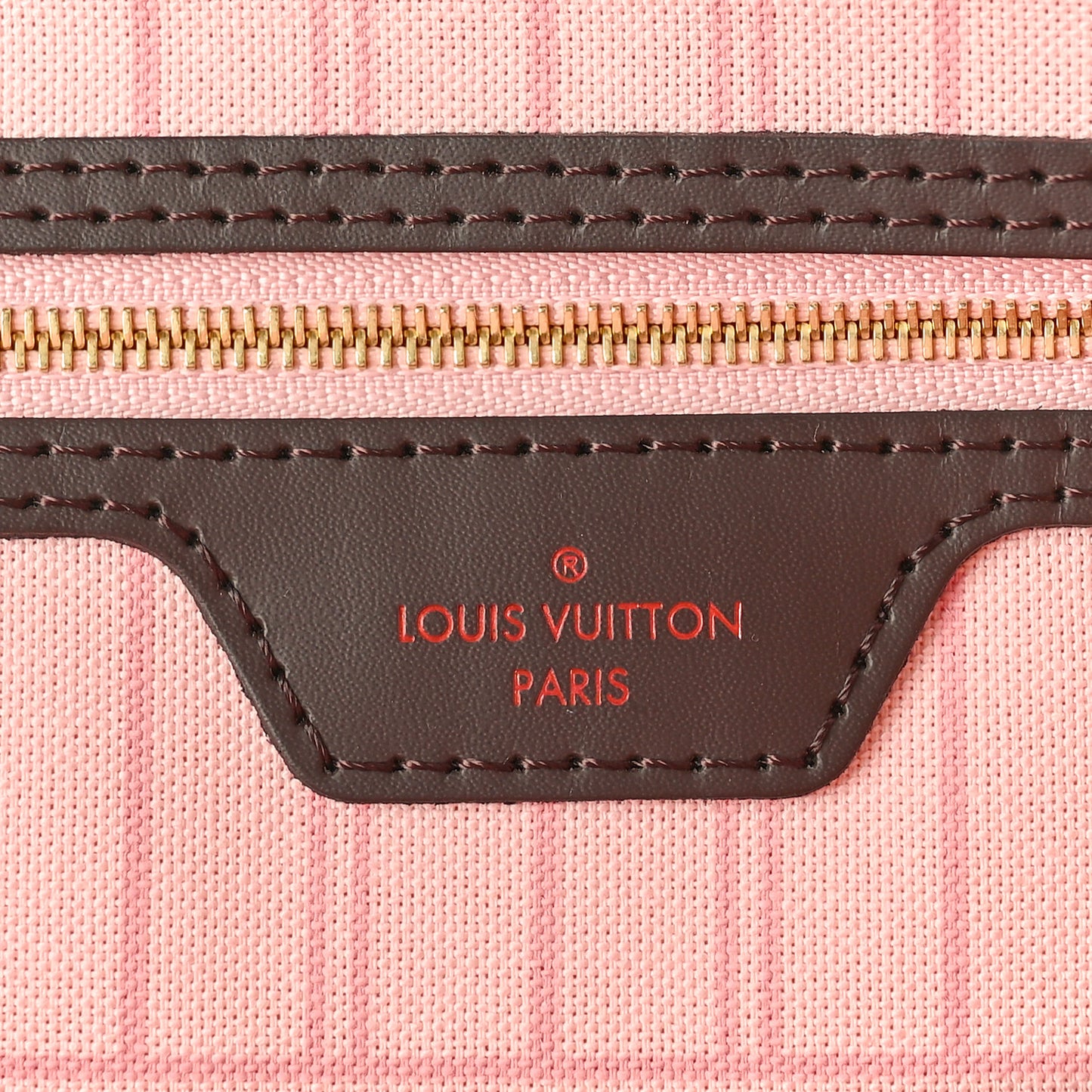 Damier Ebene Neo Neverfull MM Rose Ballerine