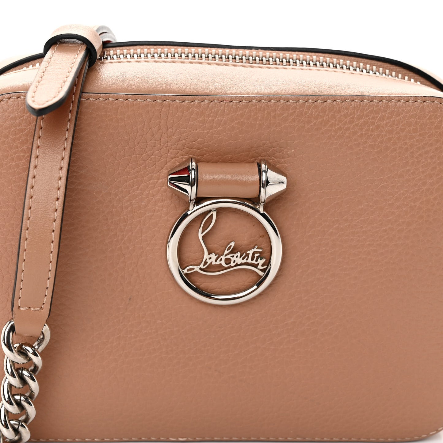Calfskin Mini Rubylou Crossbody Nude