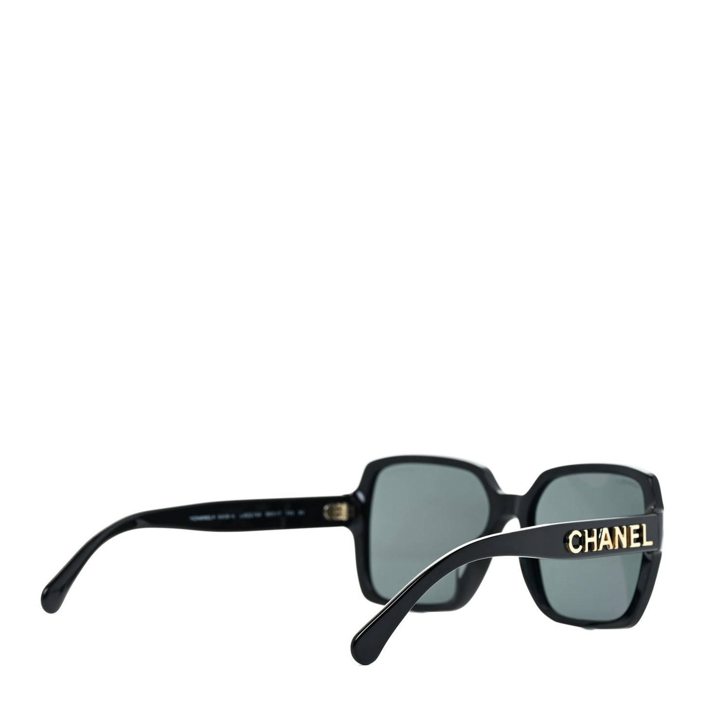 Acetate Square Sunglasses 5408 Black