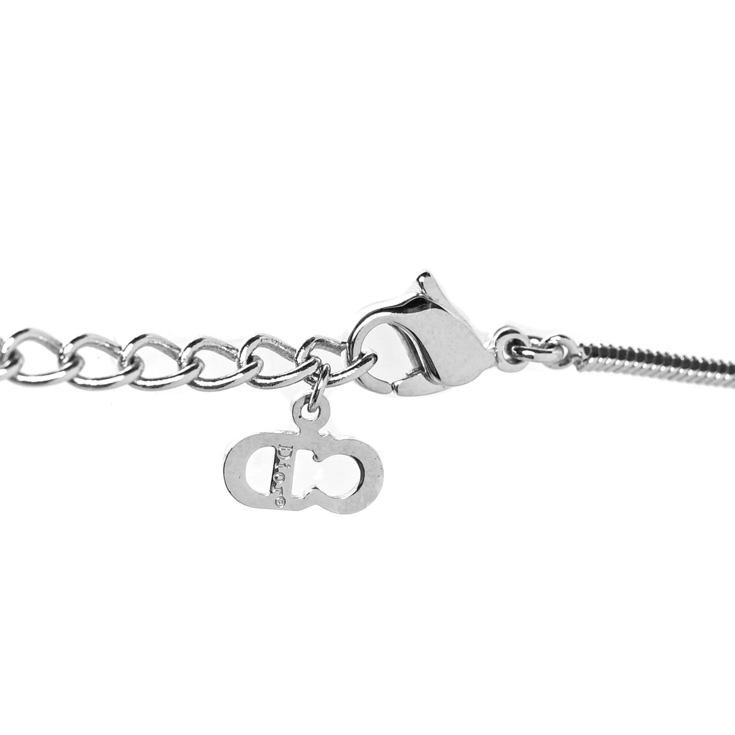 Oblique Trotter Pendant Necklace Silver