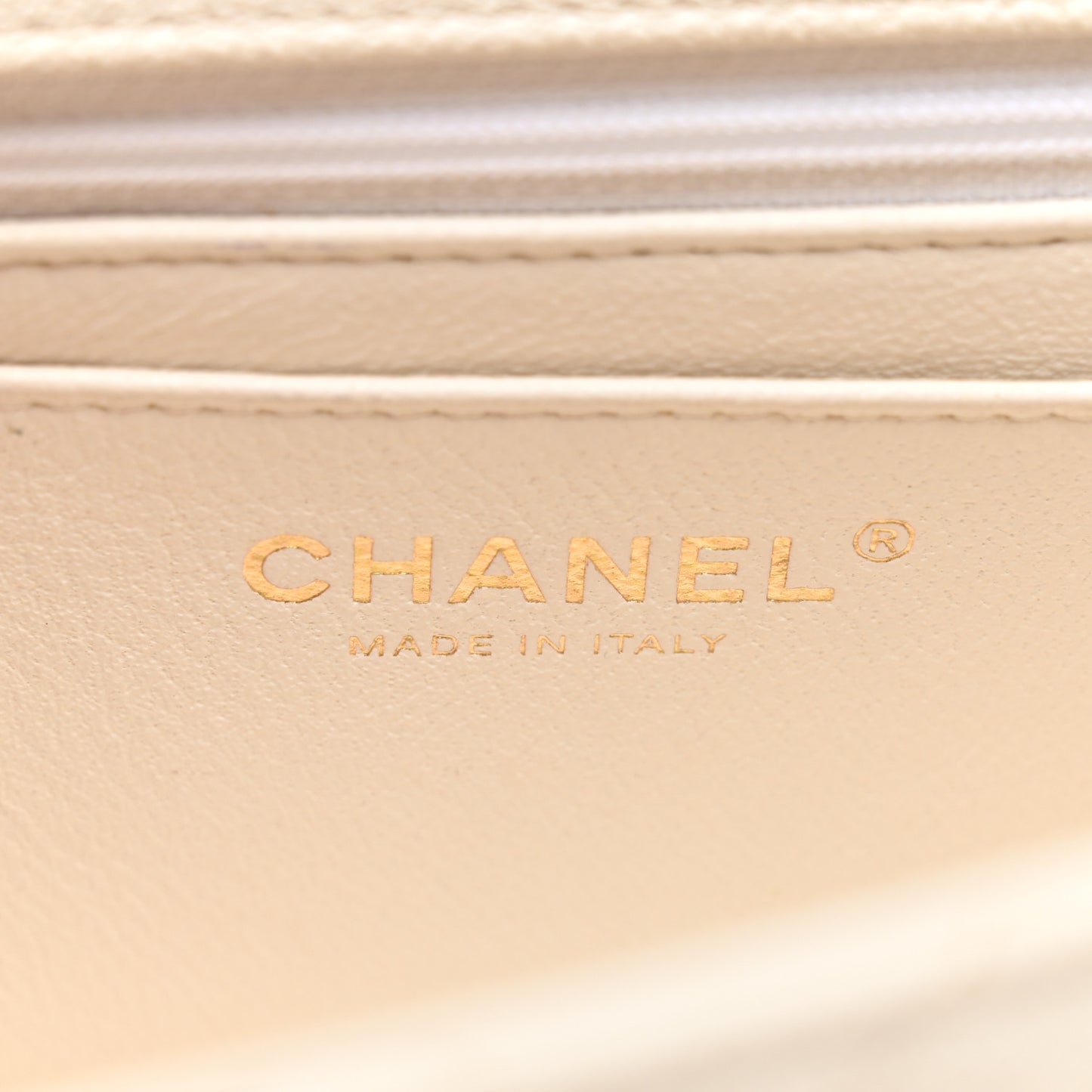 Caviar Quilted Mini Top Handle Rectangular Flap White